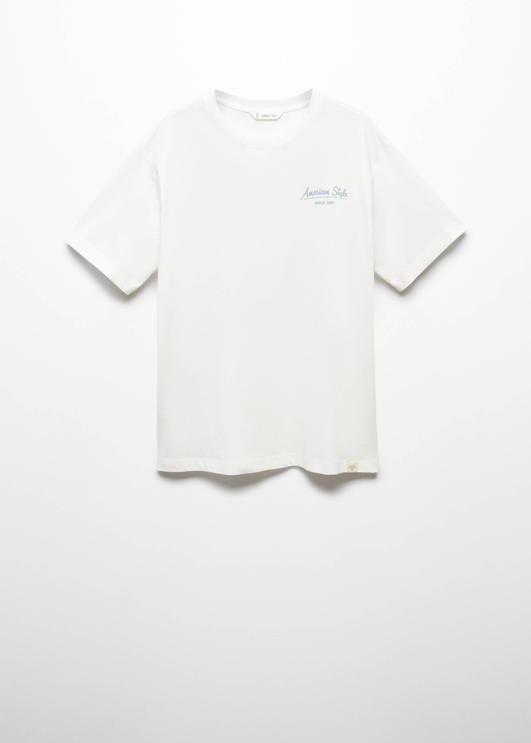 Message cotton T-shirt - Article without model