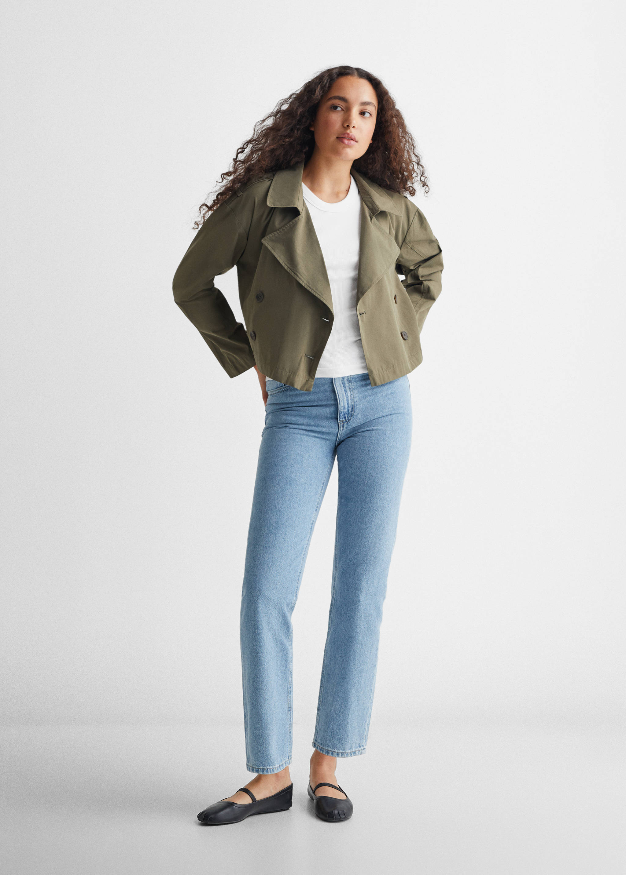 Top canalé algodón - Plano general