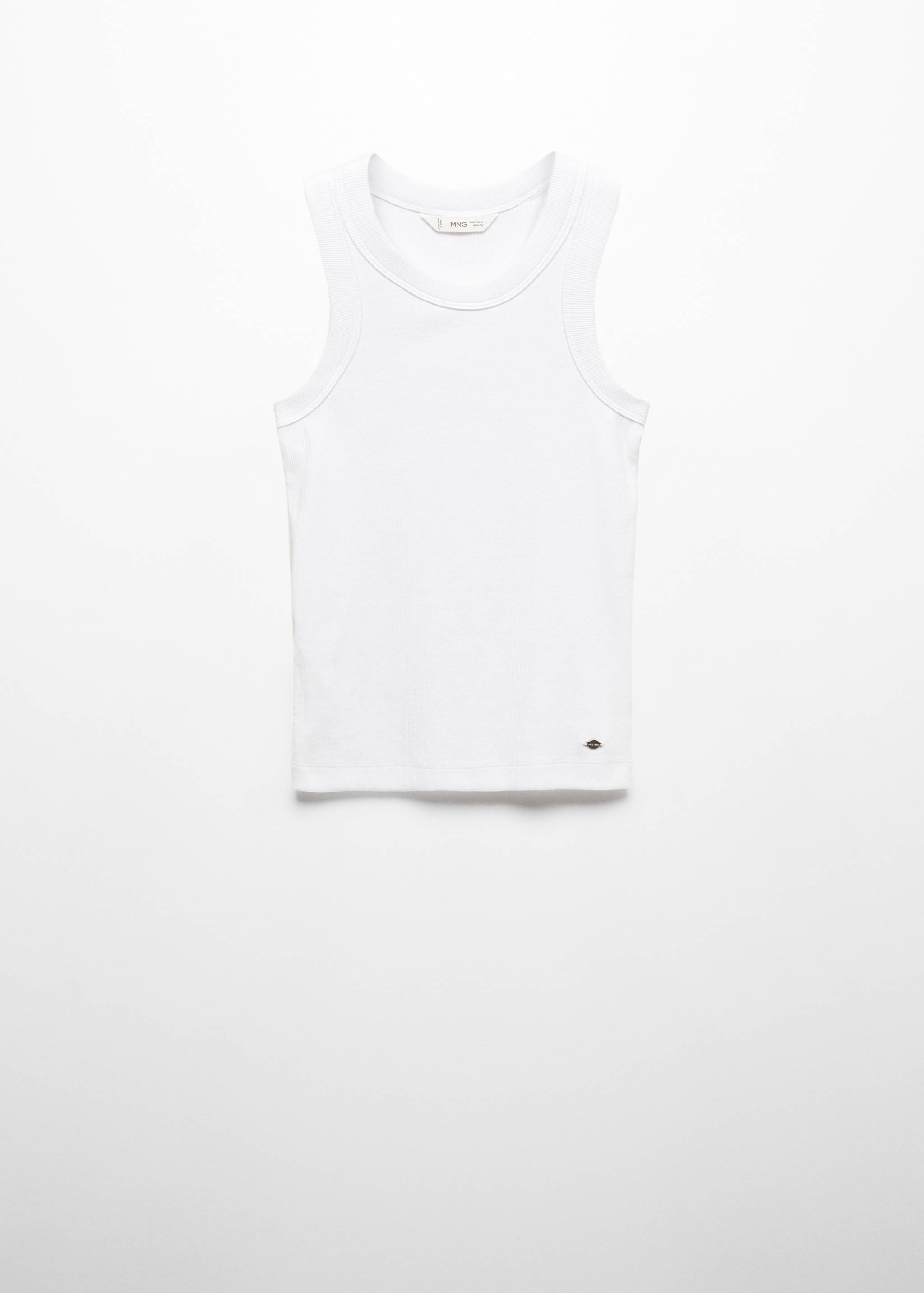 Top canalé algodón - Artículo sin modelo