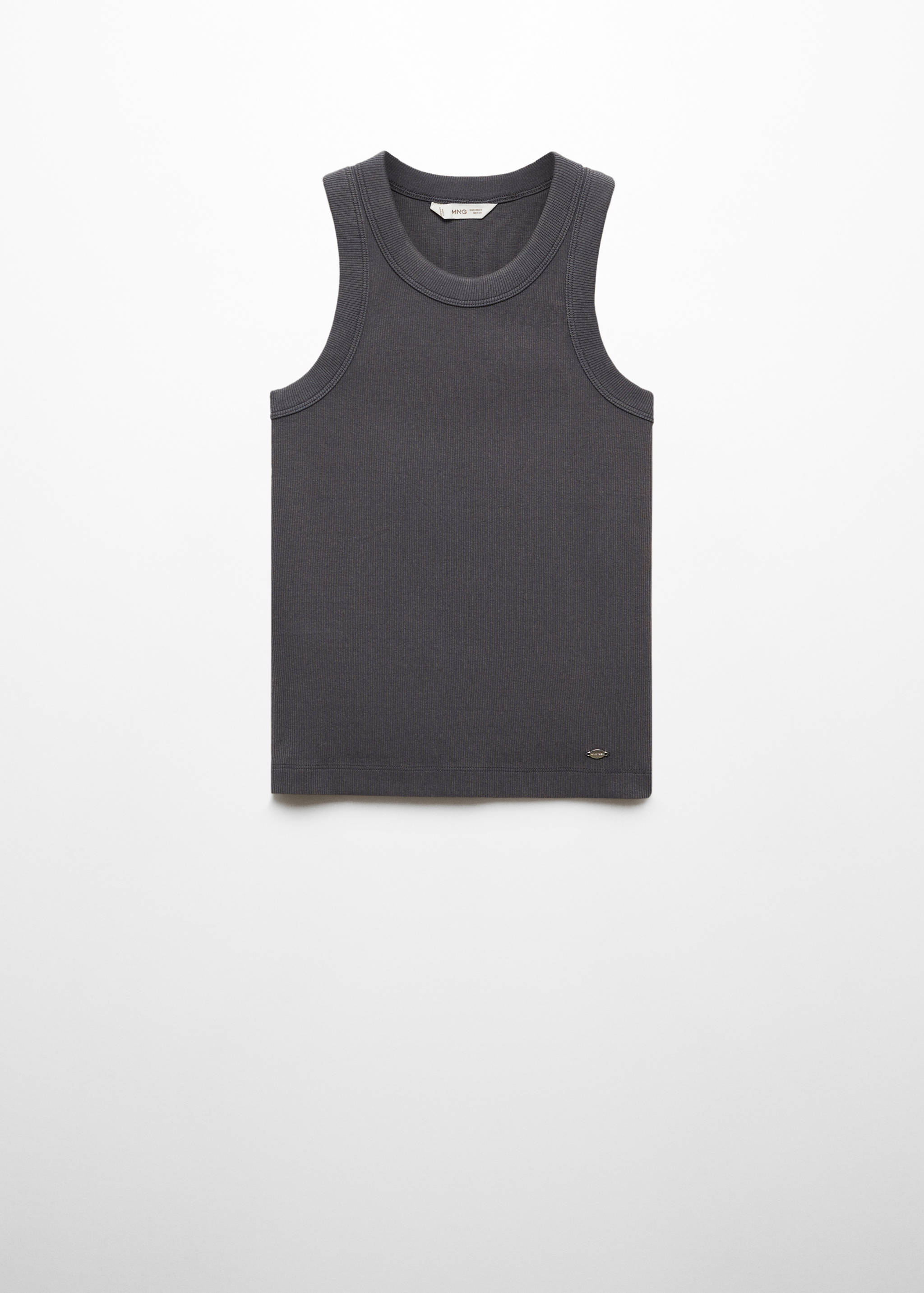 Top canalé algodón - Artículo sin modelo