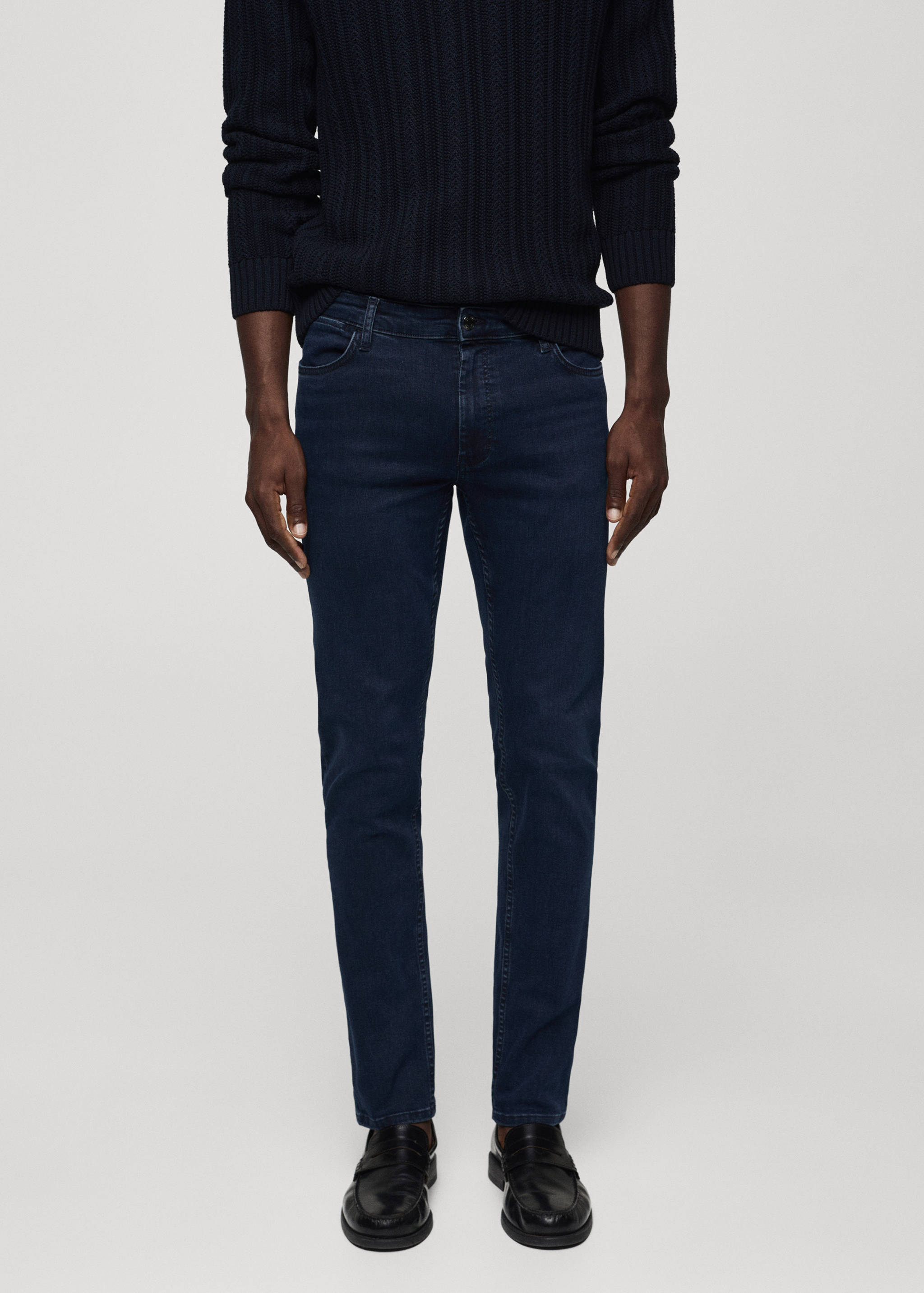 Jeans Patrick slim fit Ultra Soft Touch - Plano médio