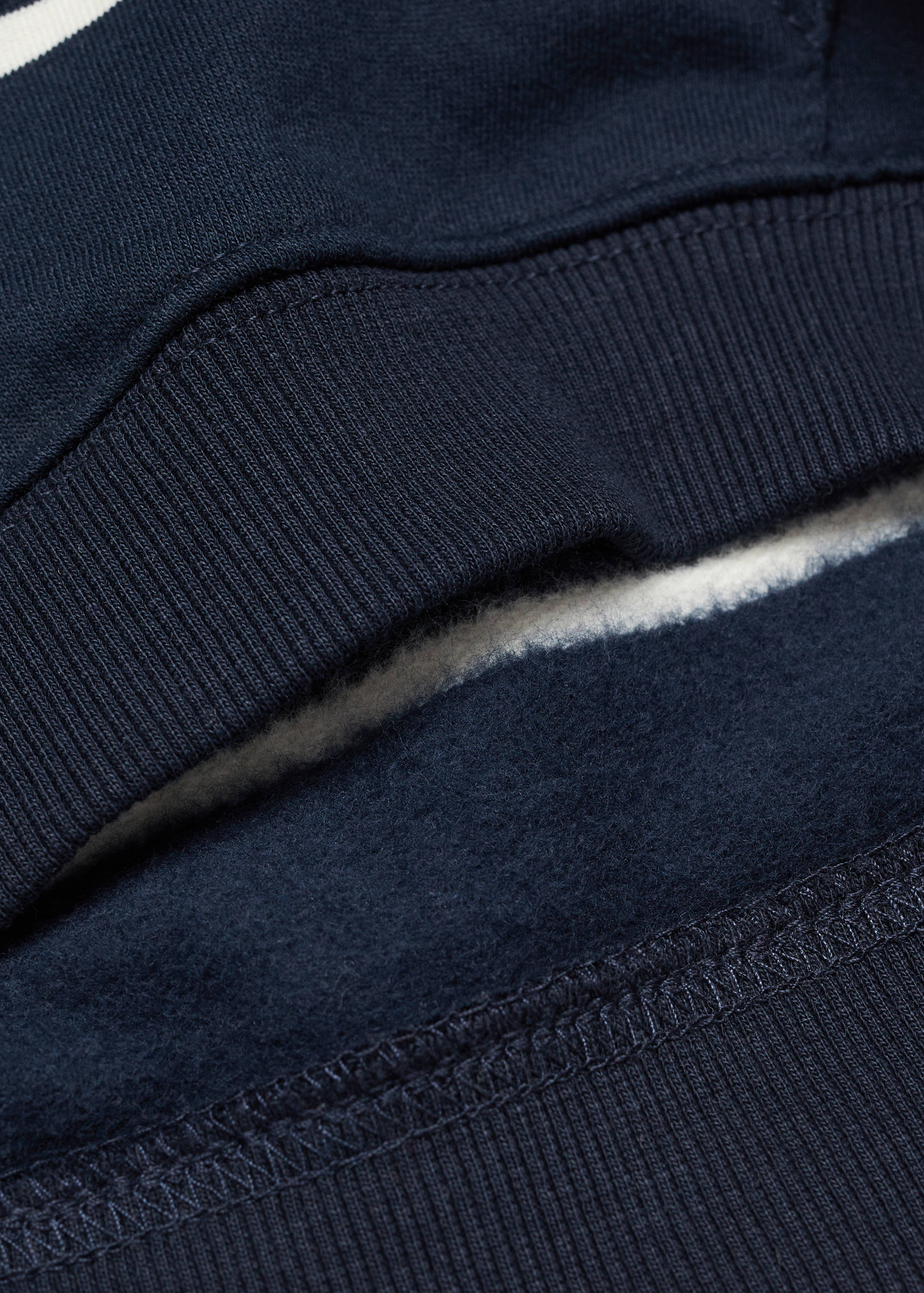 Striped hooded sweatshirt - Details of the article 2