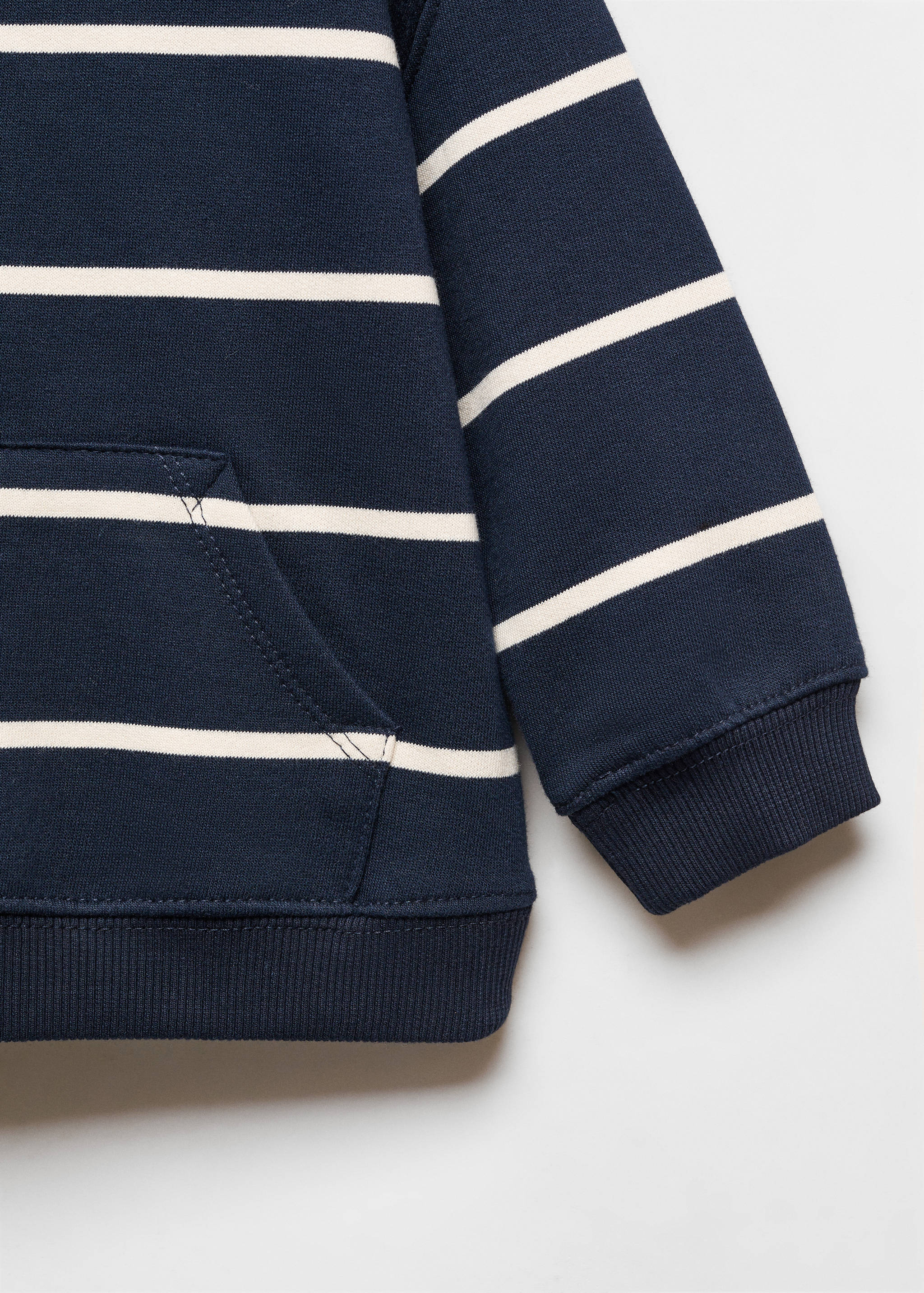 Striped hooded sweatshirt - Details of the article 8