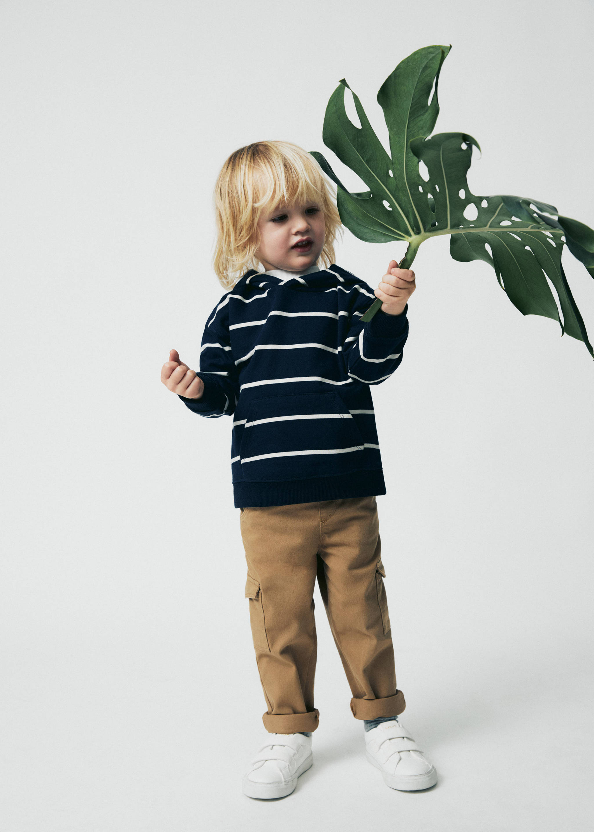 Striped hooded sweatshirt - Details of the article 5