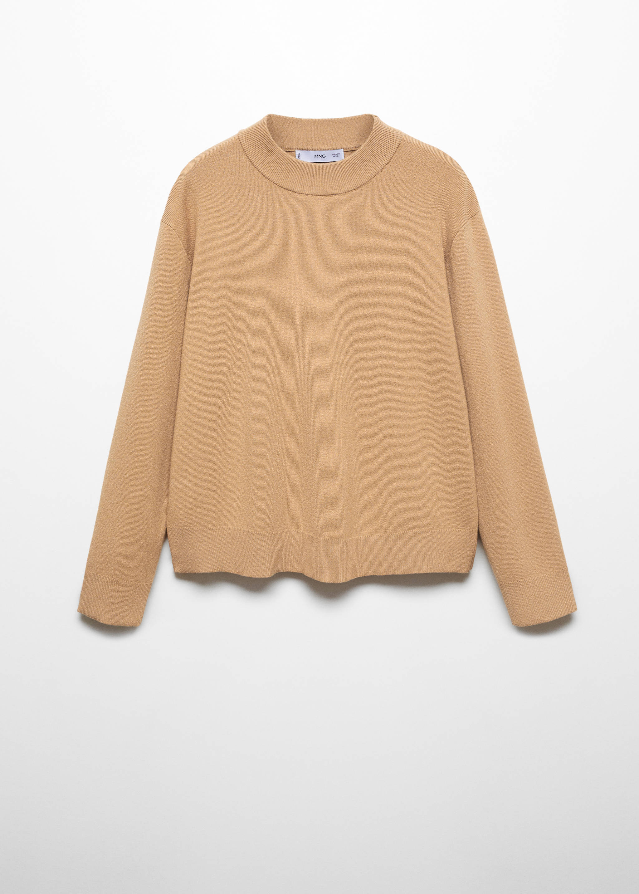 Round-neck knitted sweater - Article without model