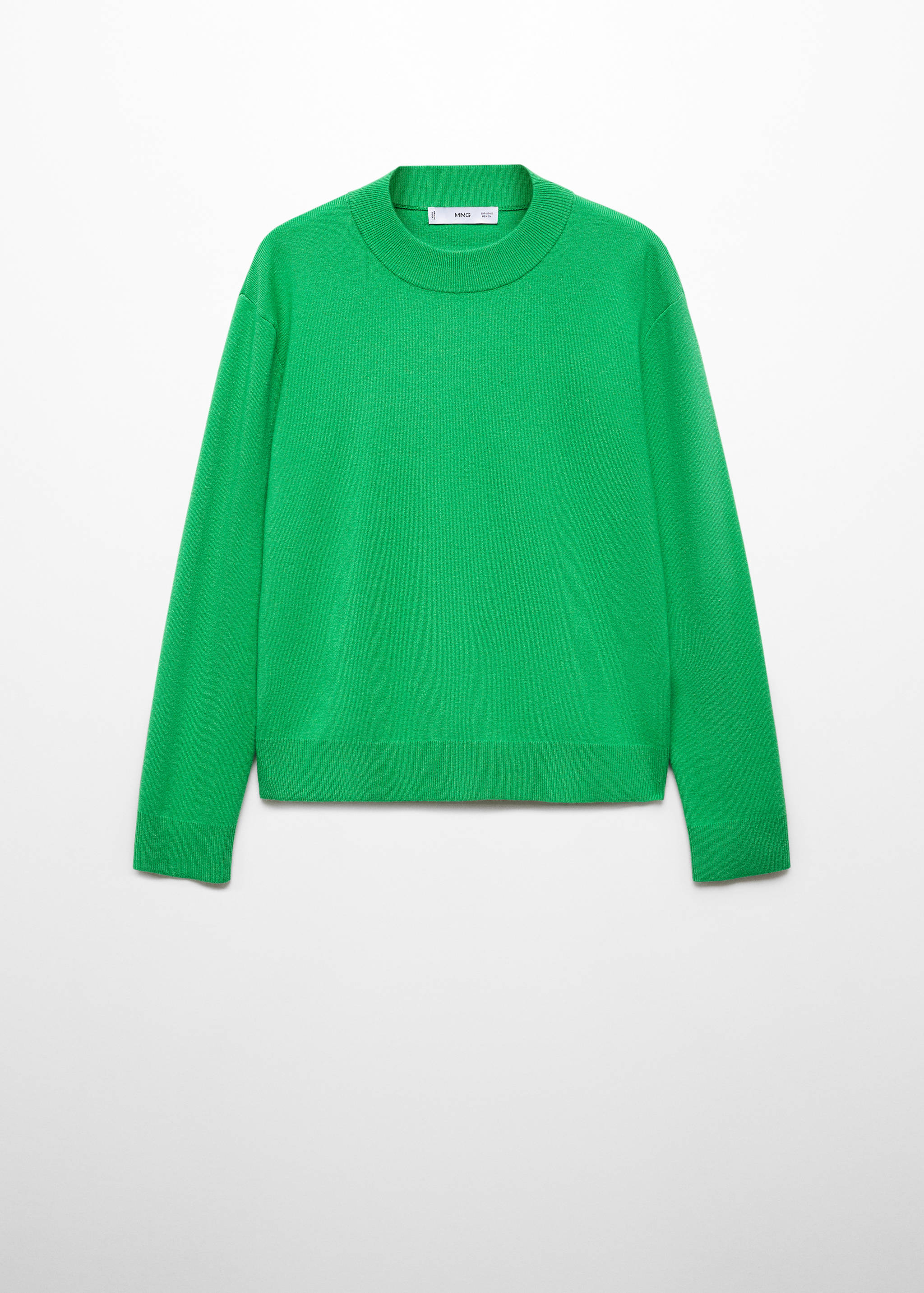 Round-neck knitted sweater - Article without model