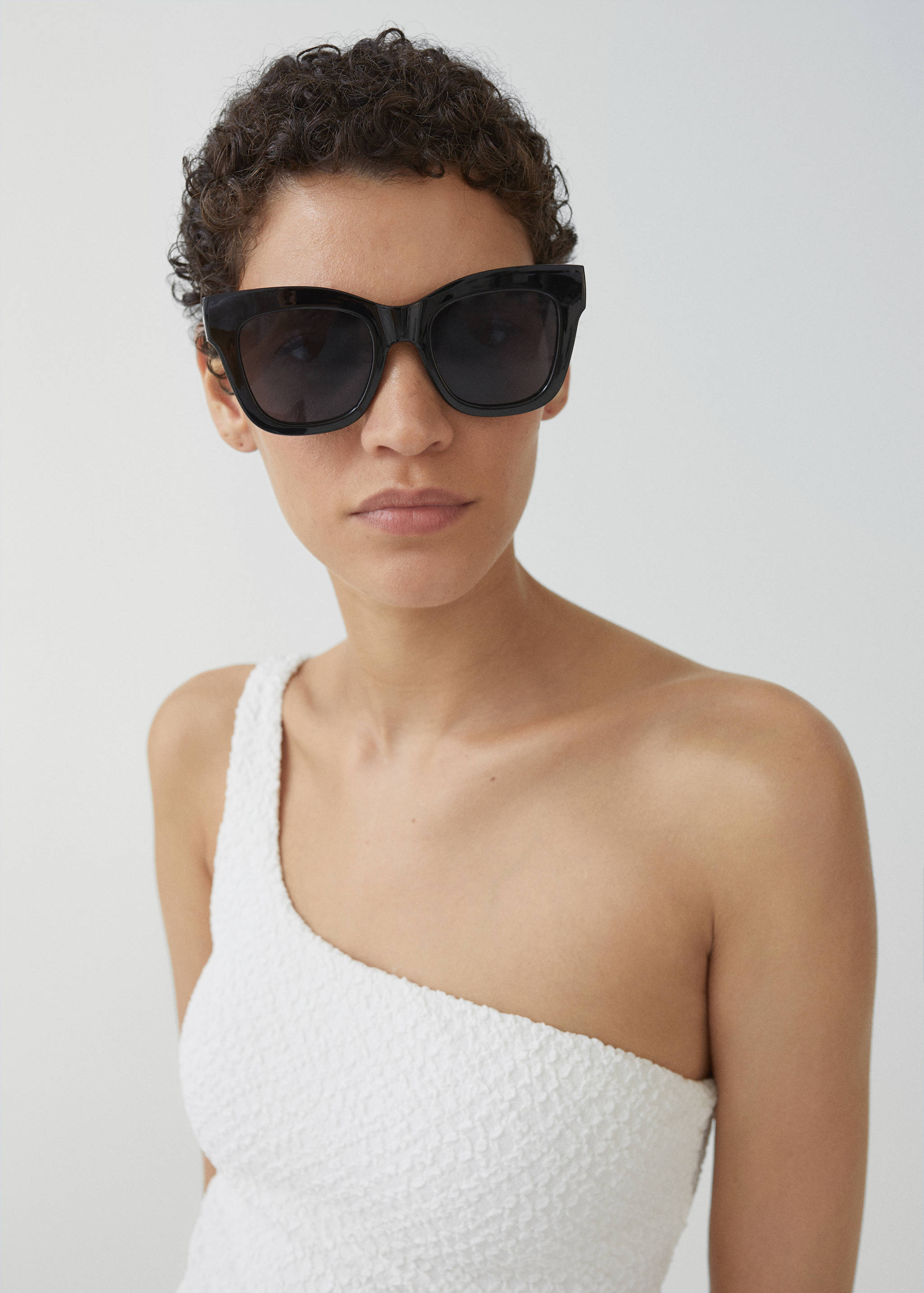 Maillot de bain asymétrique texture - Détail de l'article 1