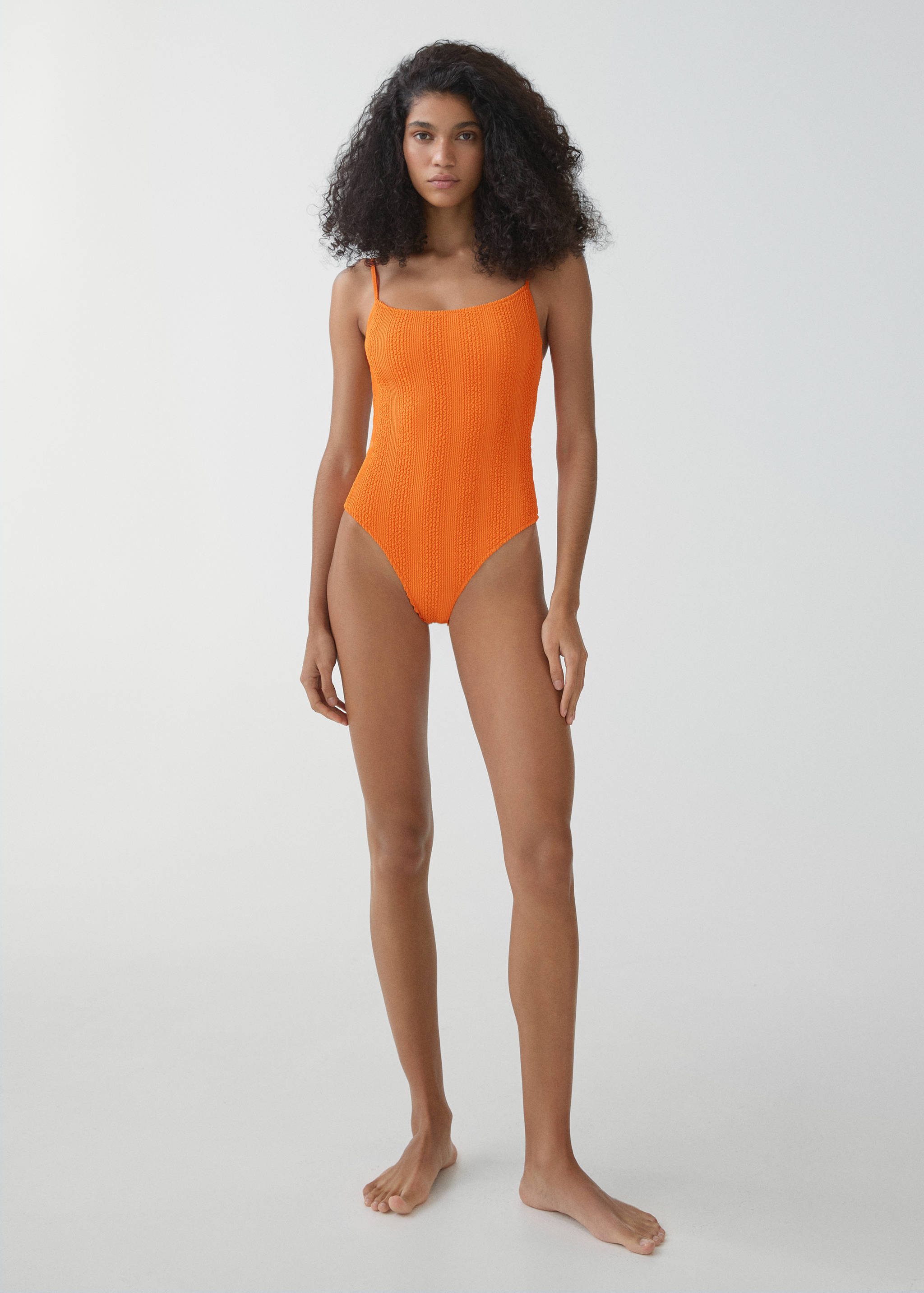 Textured swimsuit - General plane