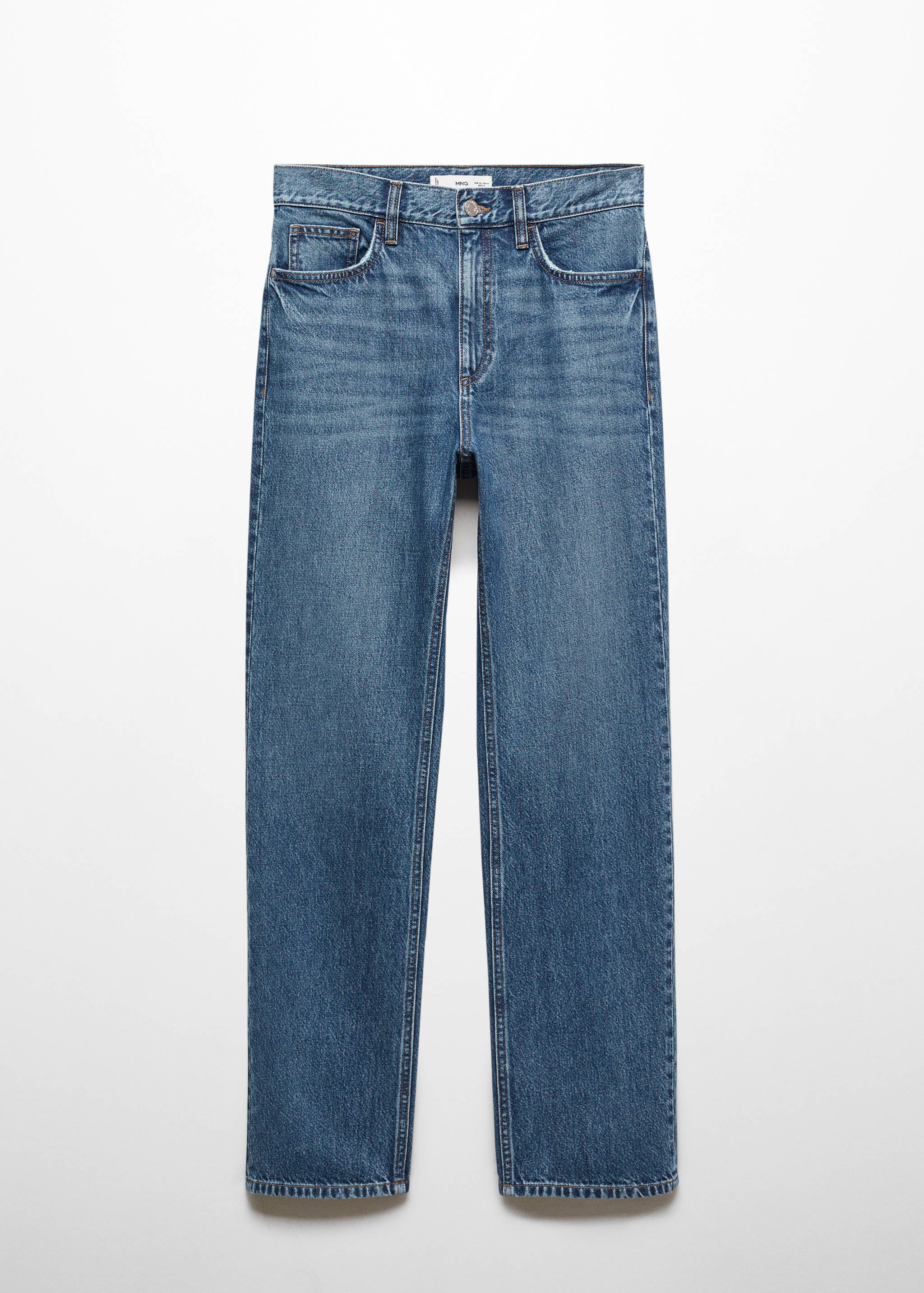 Mid-rise straight jeans - Article without model
