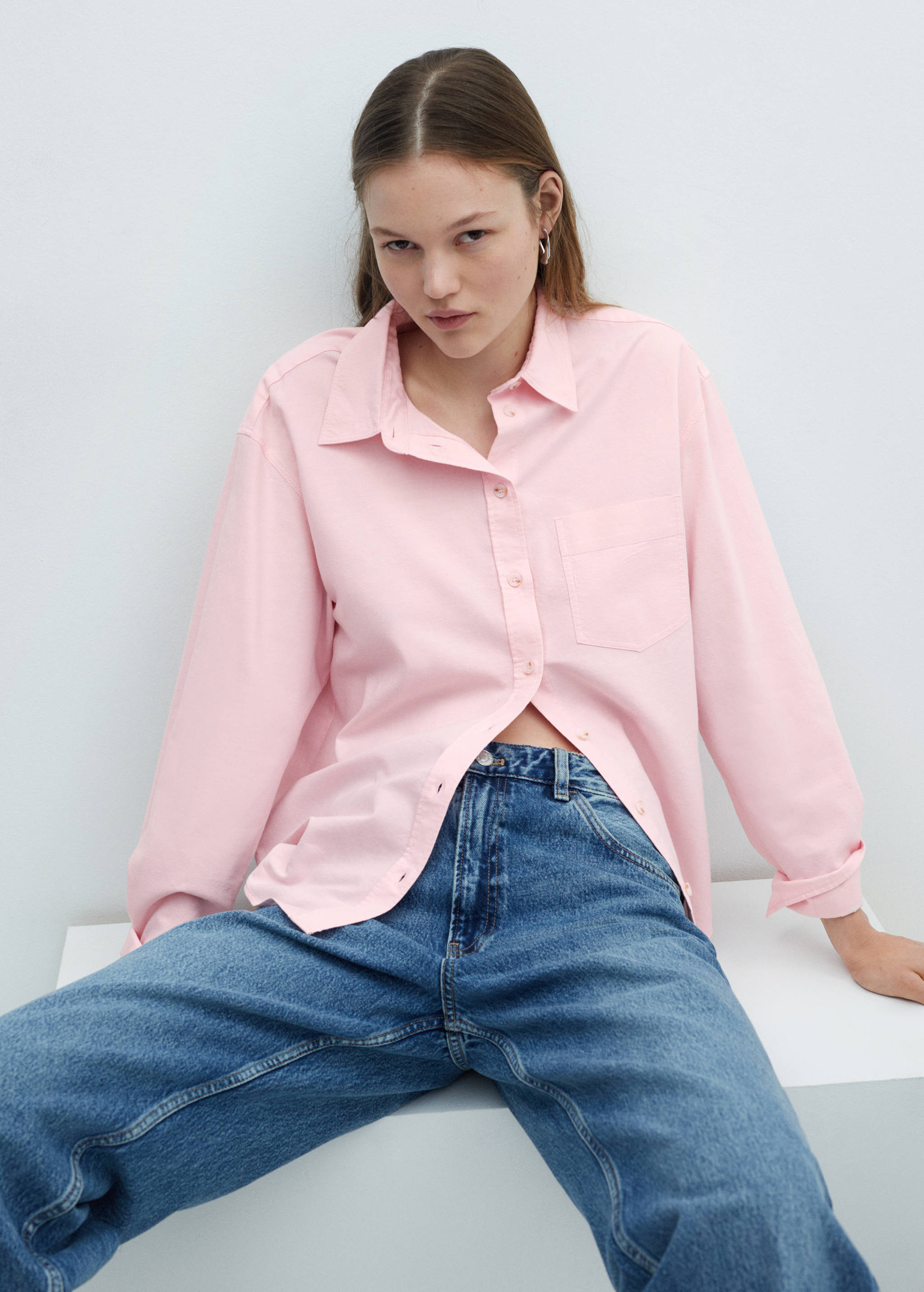 100% cotton pocket shirt - Details of the article 2