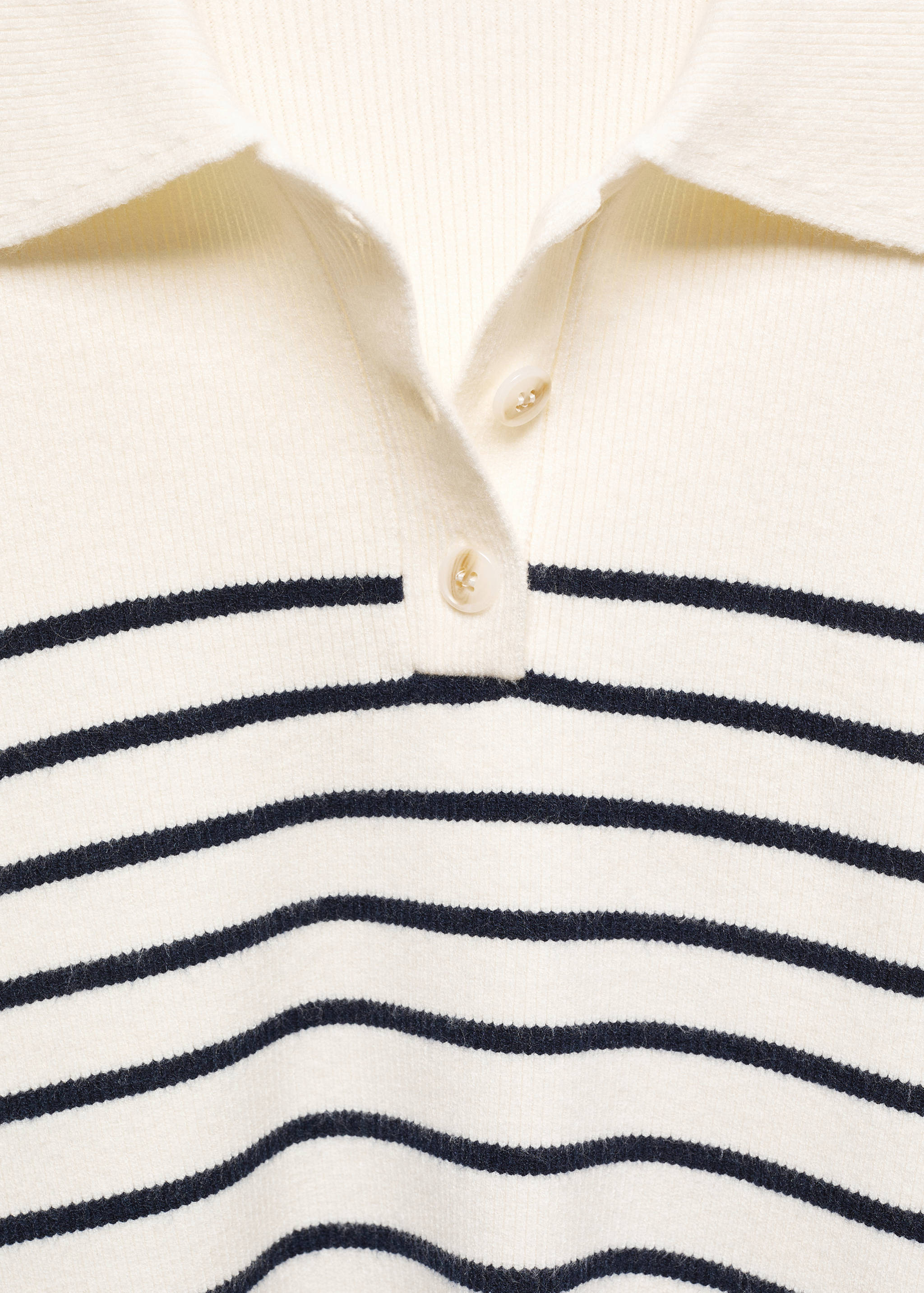 Вязаный джемпер с пуговицами - Деталь изделия 8