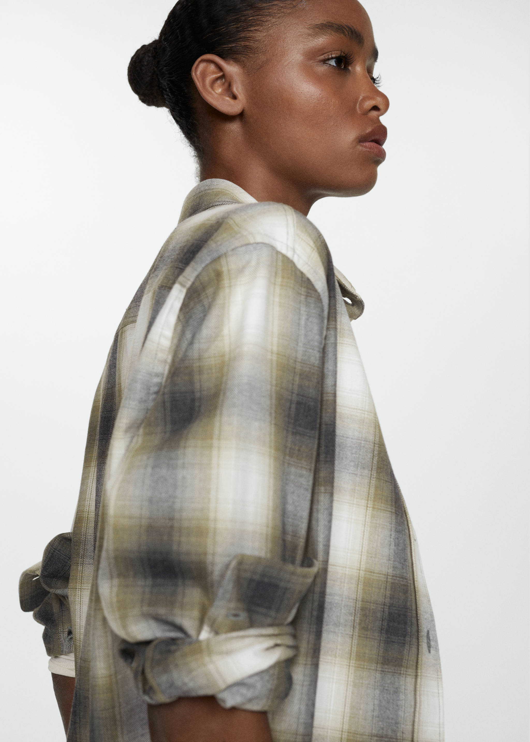 Camisa algodón cuadros - Detalle del artículo 1