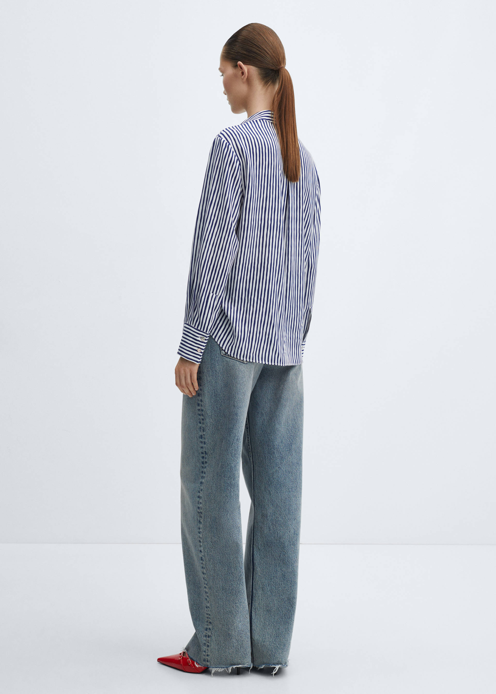 Πουκάμισο εμπριμέ κουμπιά - Πίσω όψη προϊόντος