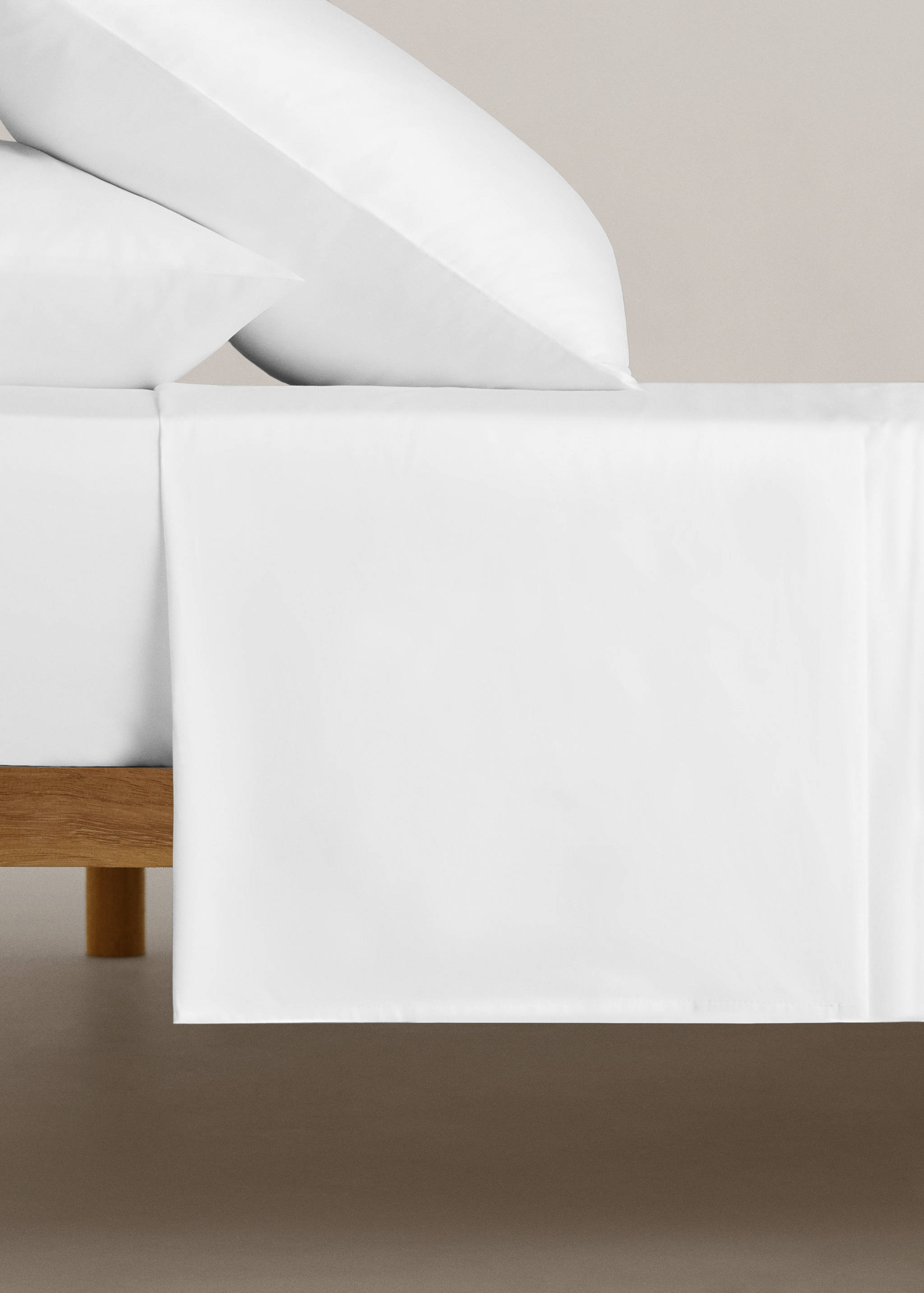 Sábana encimera algodón 300 hilos cama 180cm - Artículo sin modelo