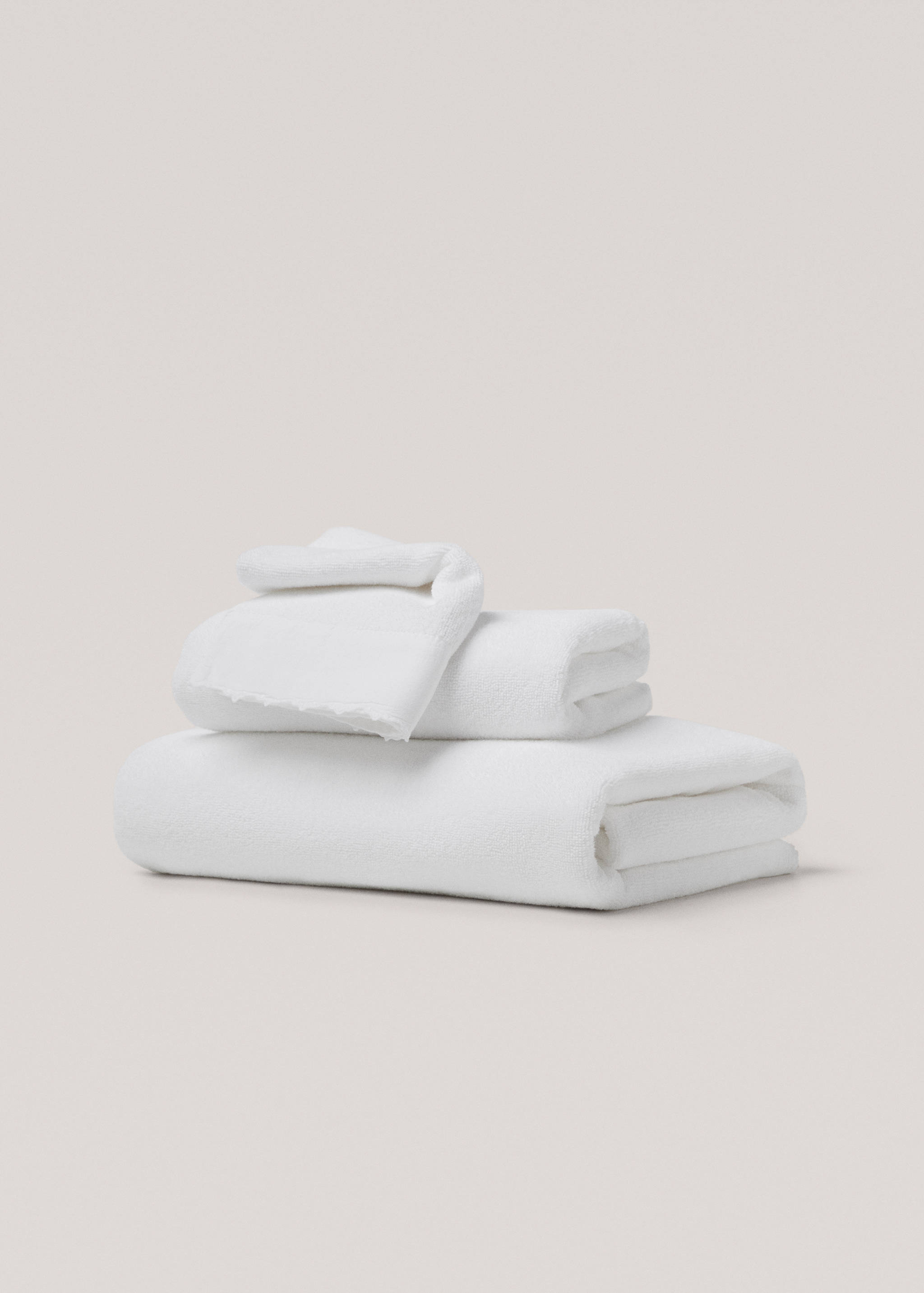 Toalla tocador 100% algodón puntilla - Artículo sin modelo