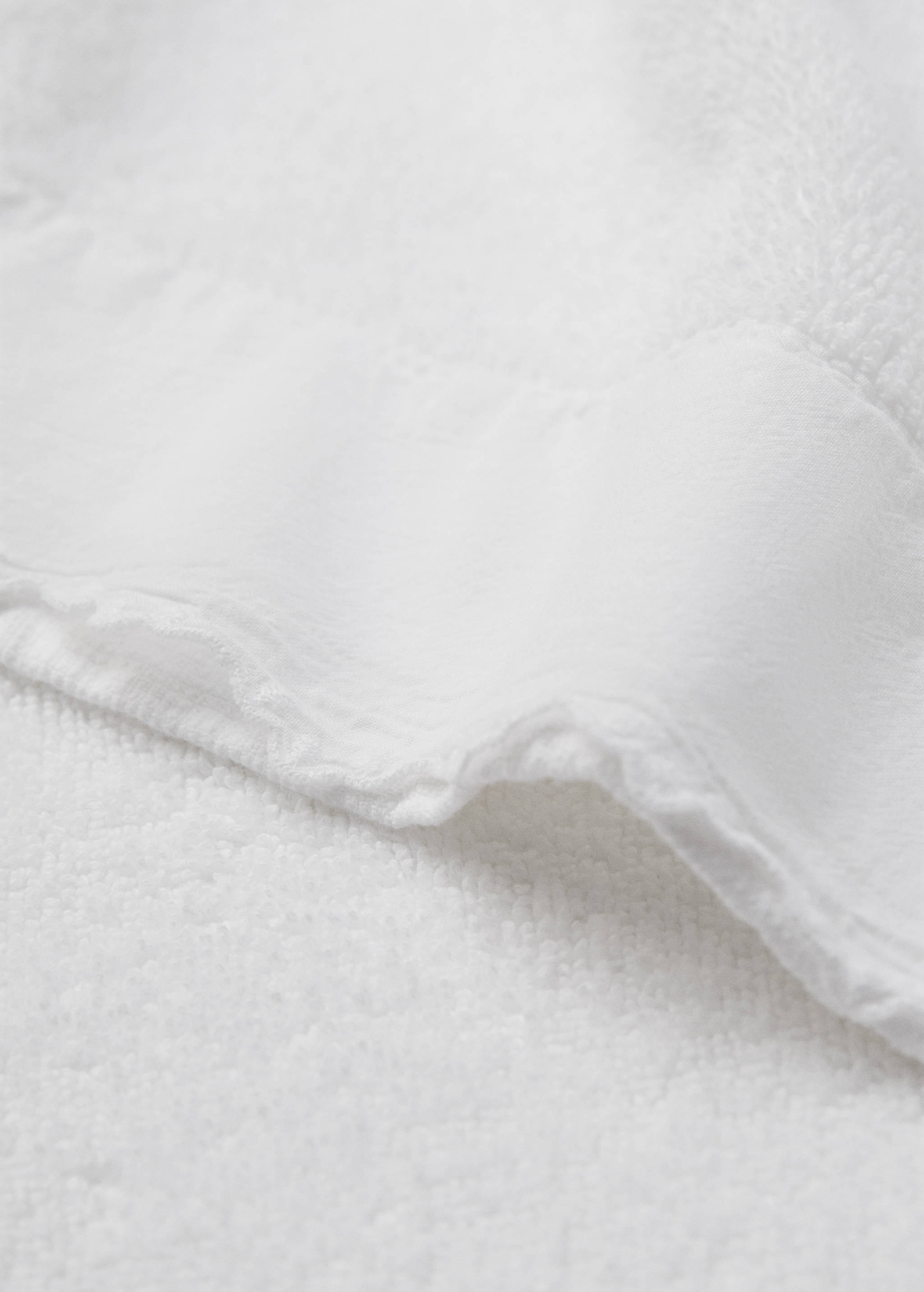 Toalla tocador 100% algodón puntilla - Detalle del artículo 1