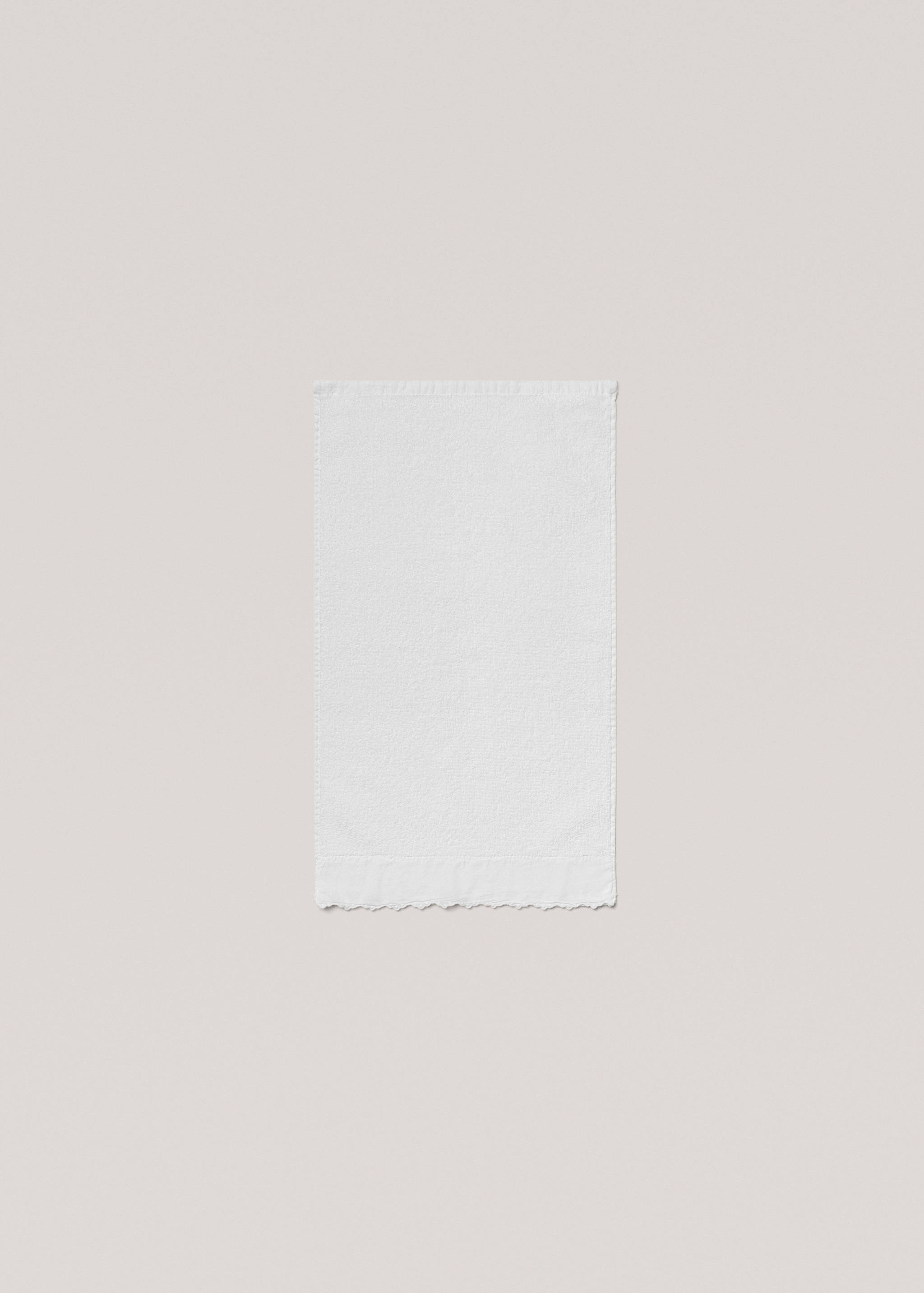 Toalla tocador 100% algodón puntilla - Detalle del artículo 3