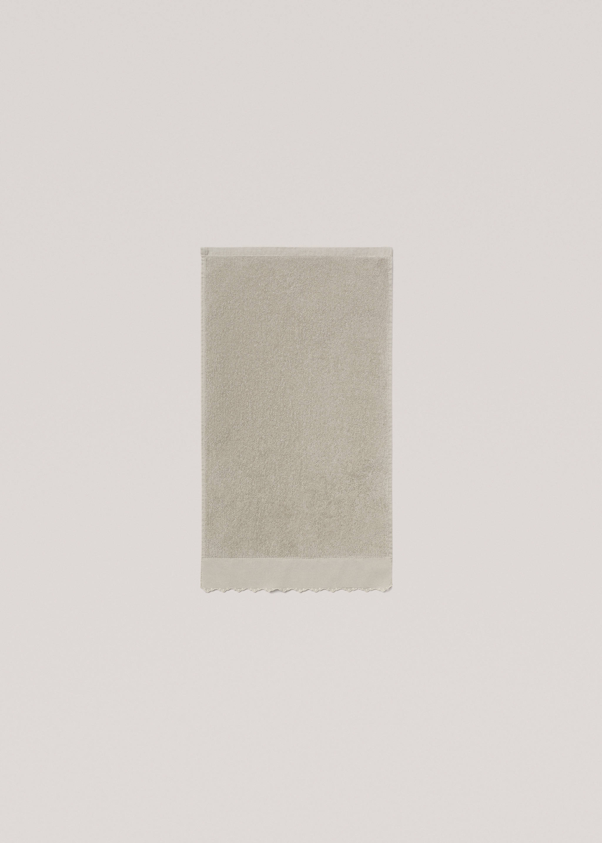 Toalla tocador 100% algodón puntilla - Detalle del artículo 3