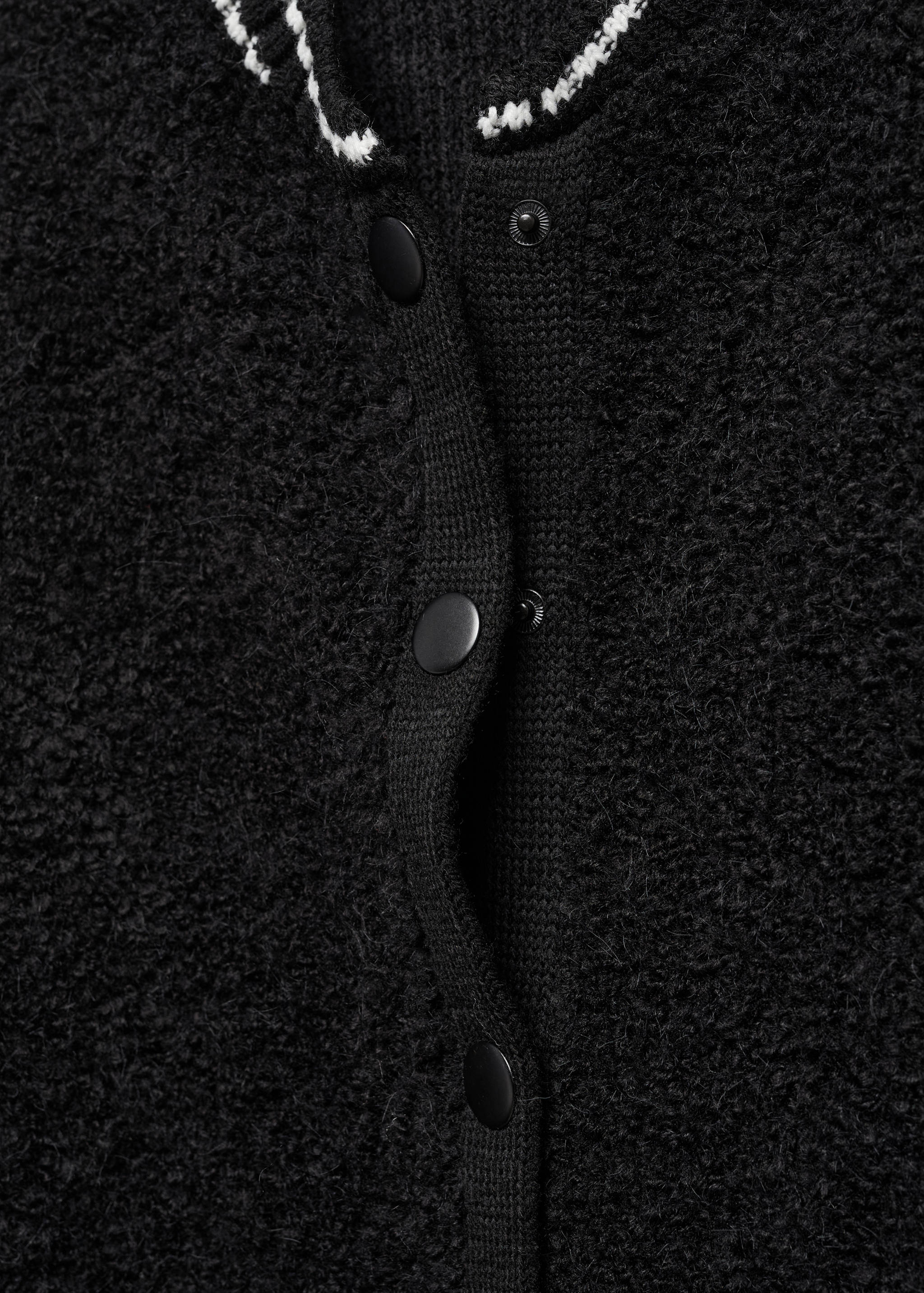 Knitted bomber jacket - Details of the article 8