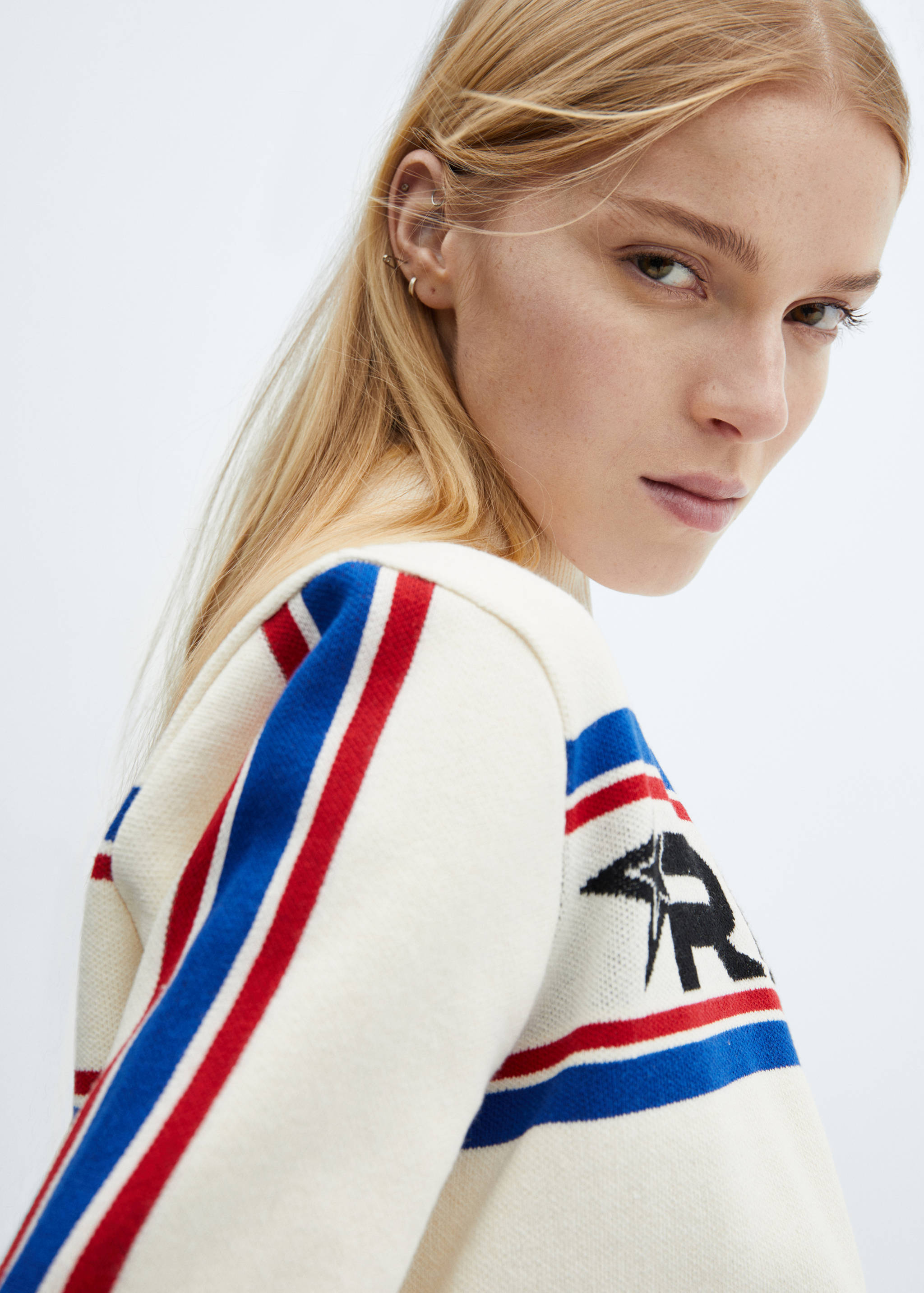 Cardigan cropped com fecho de correr - Pormenor do artigo 1