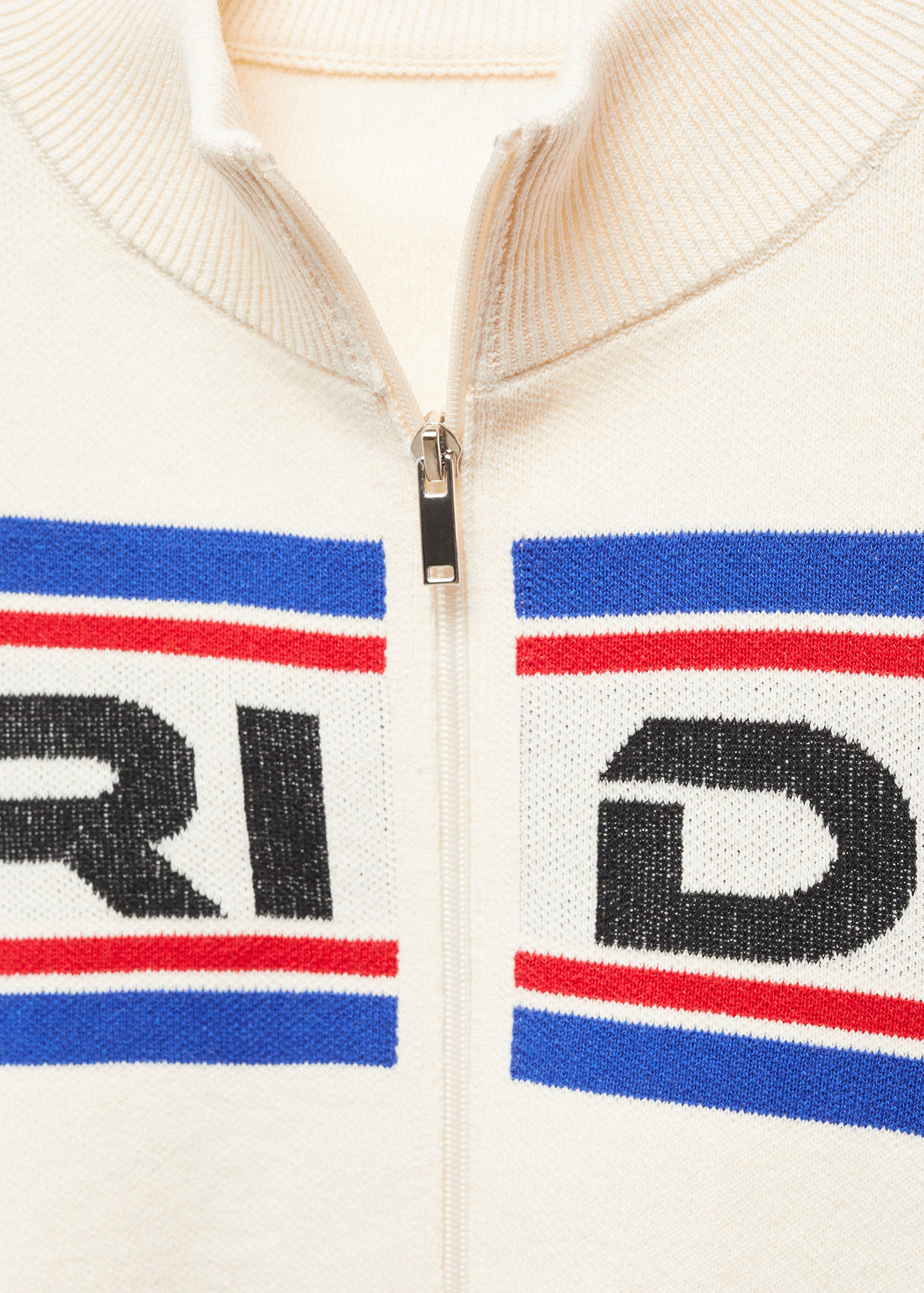 Cardigan cropped com fecho de correr - Pormenor do artigo 8