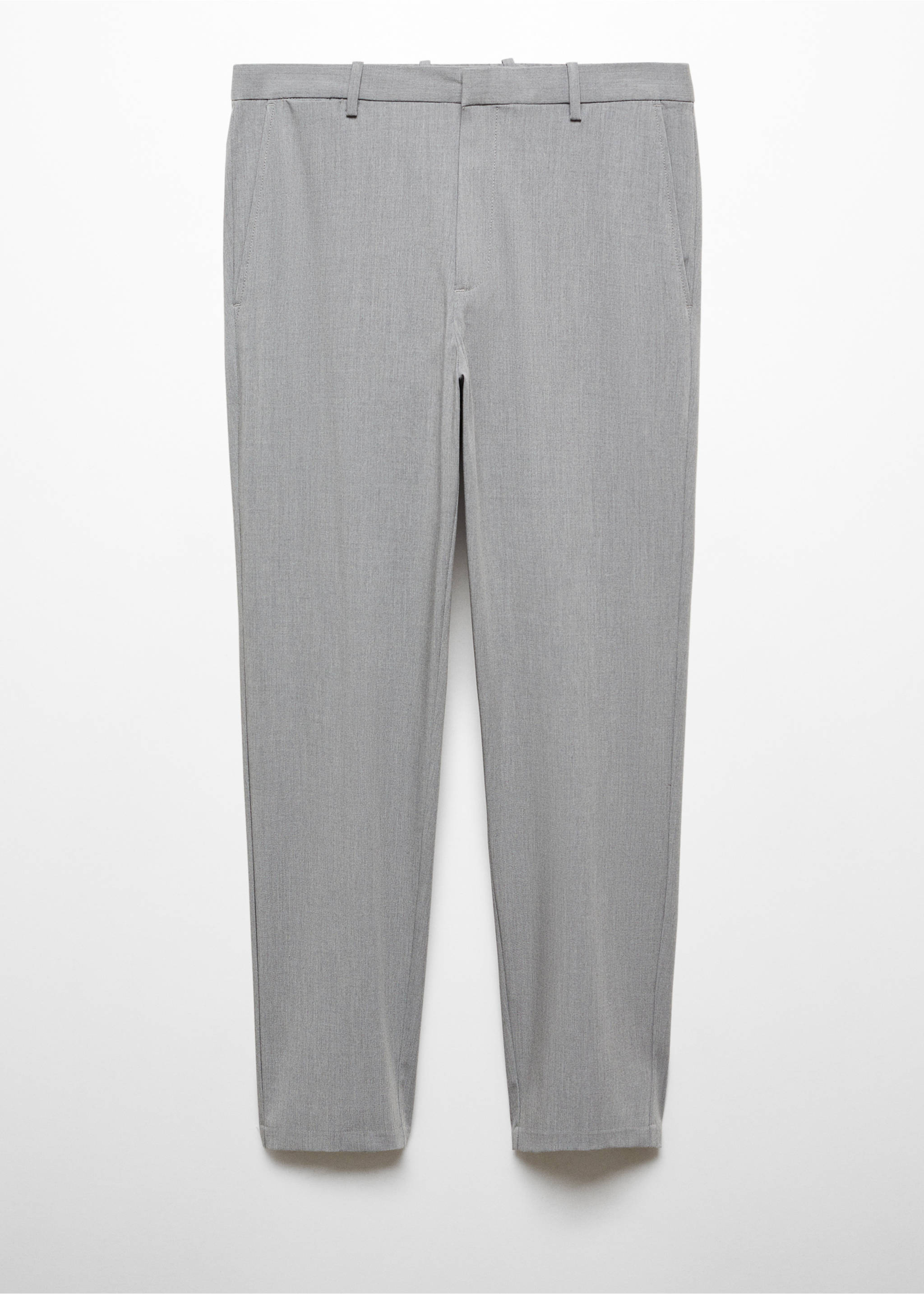 Slim fit stretch trousers - Article without model, Grey. Ref: 67034440-00.