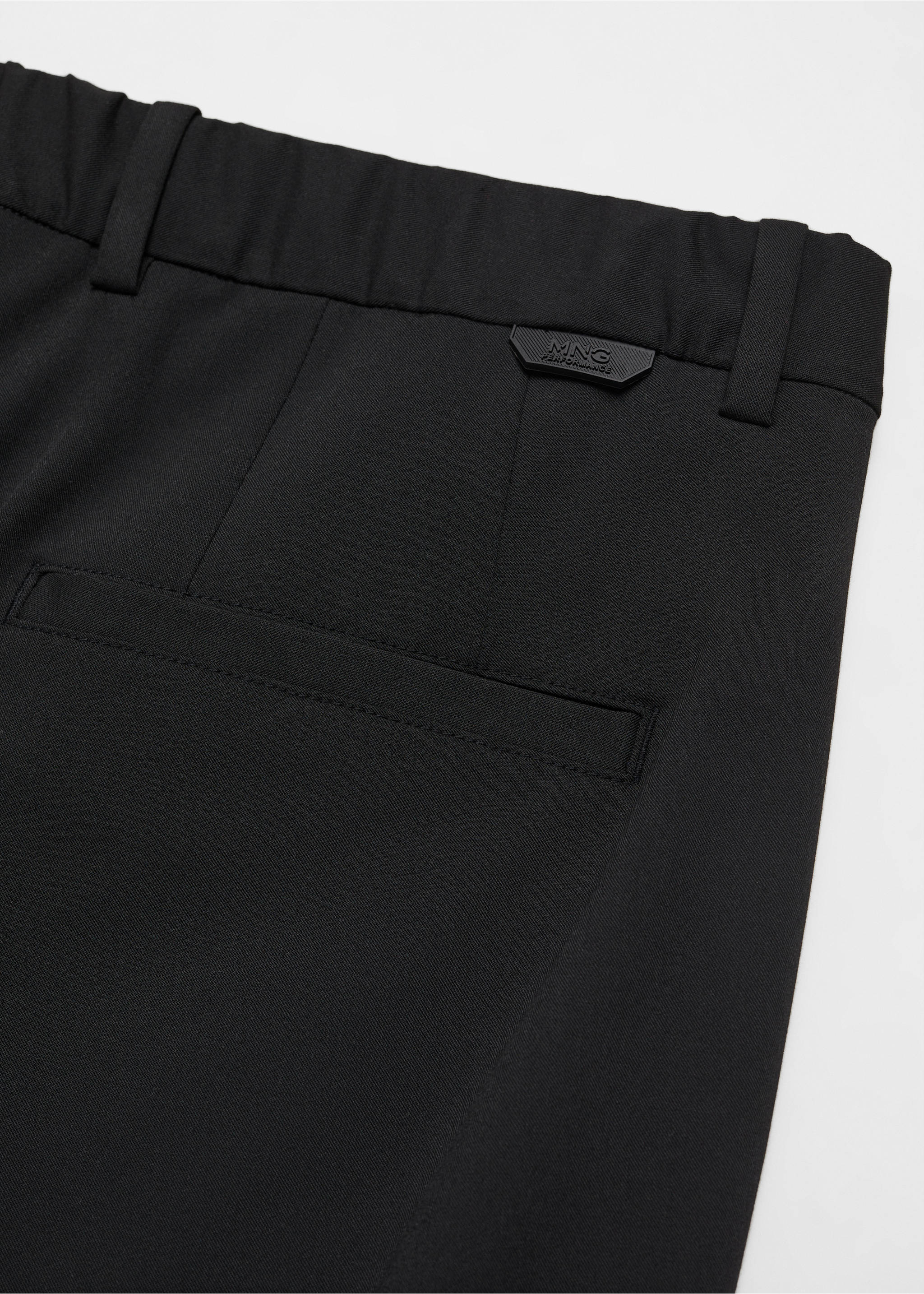 Pantalón slim fit stretch - Detalle del artículo 8, Negro. Ref: 67034440-00.