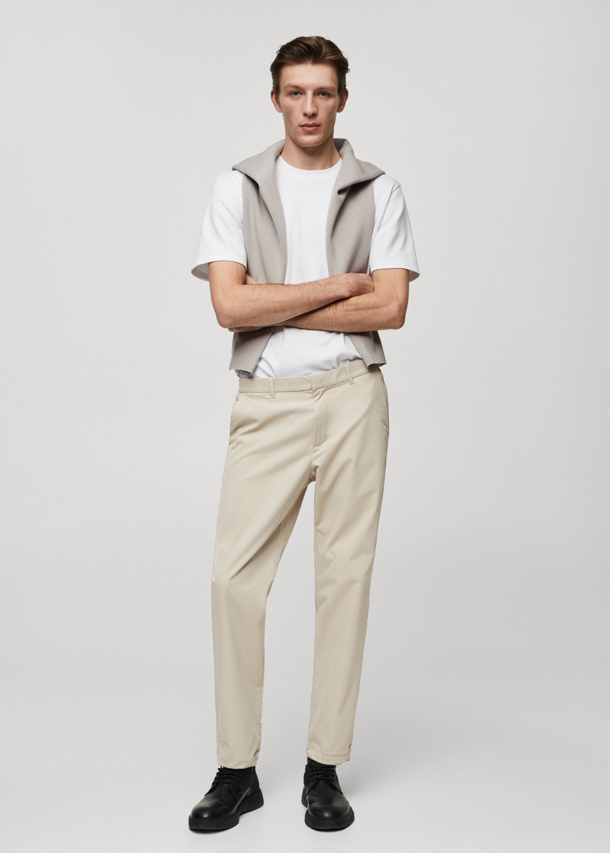 Solotex® slim-fit trousers - General plane