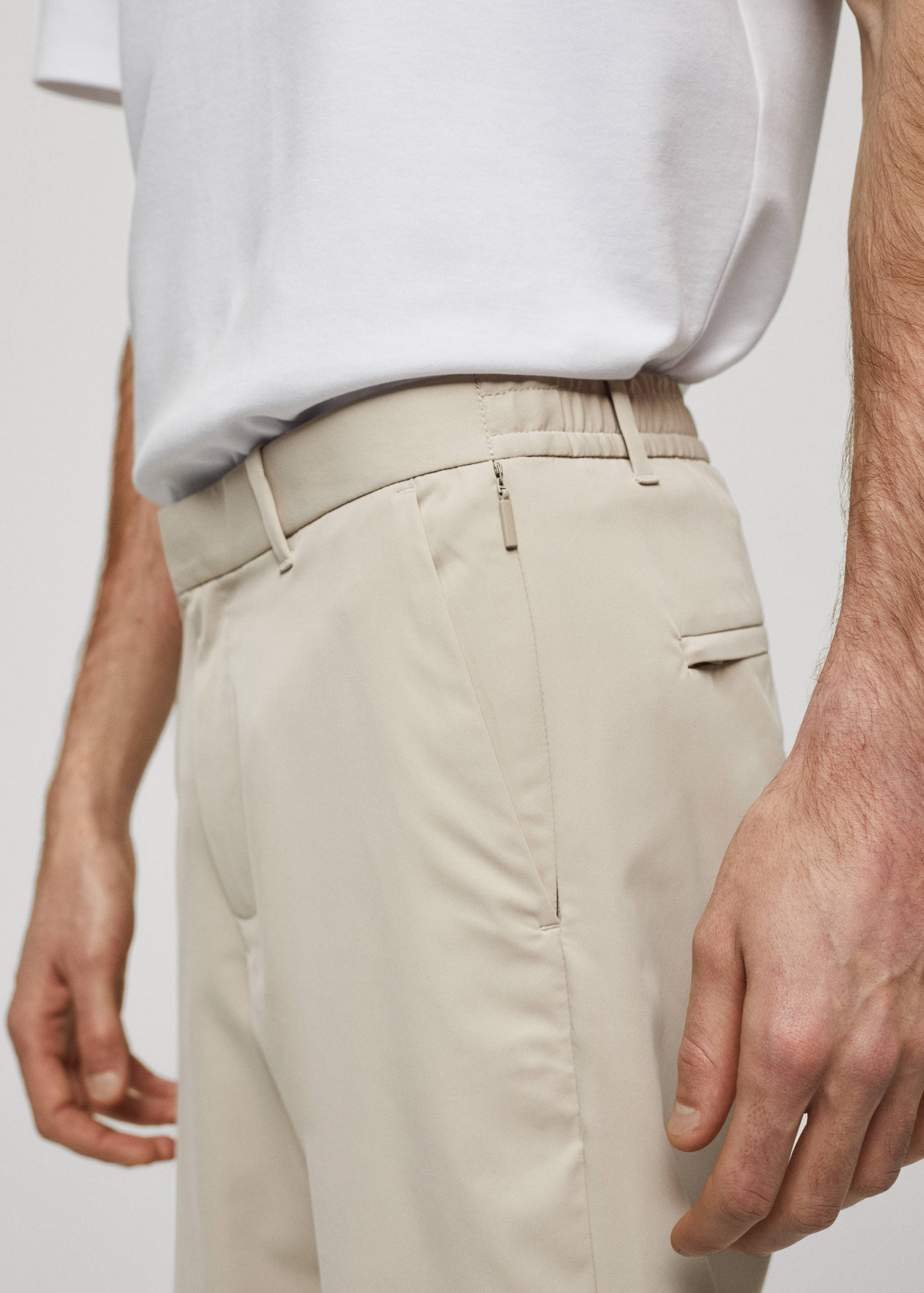 Solotex® slim-fit trousers - Details of the article 1
