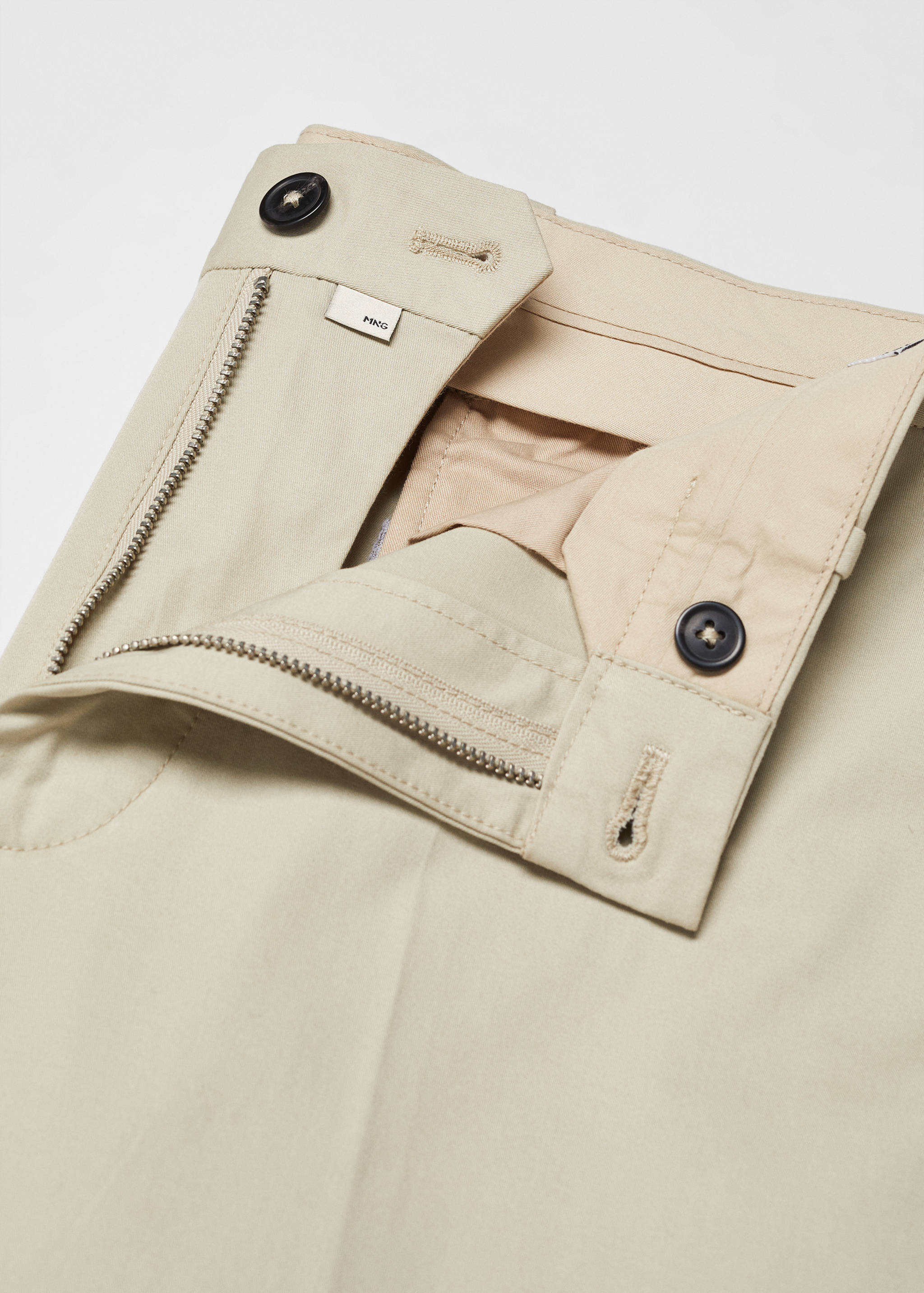 Regular-fit cotton trousers - Details of the article 8