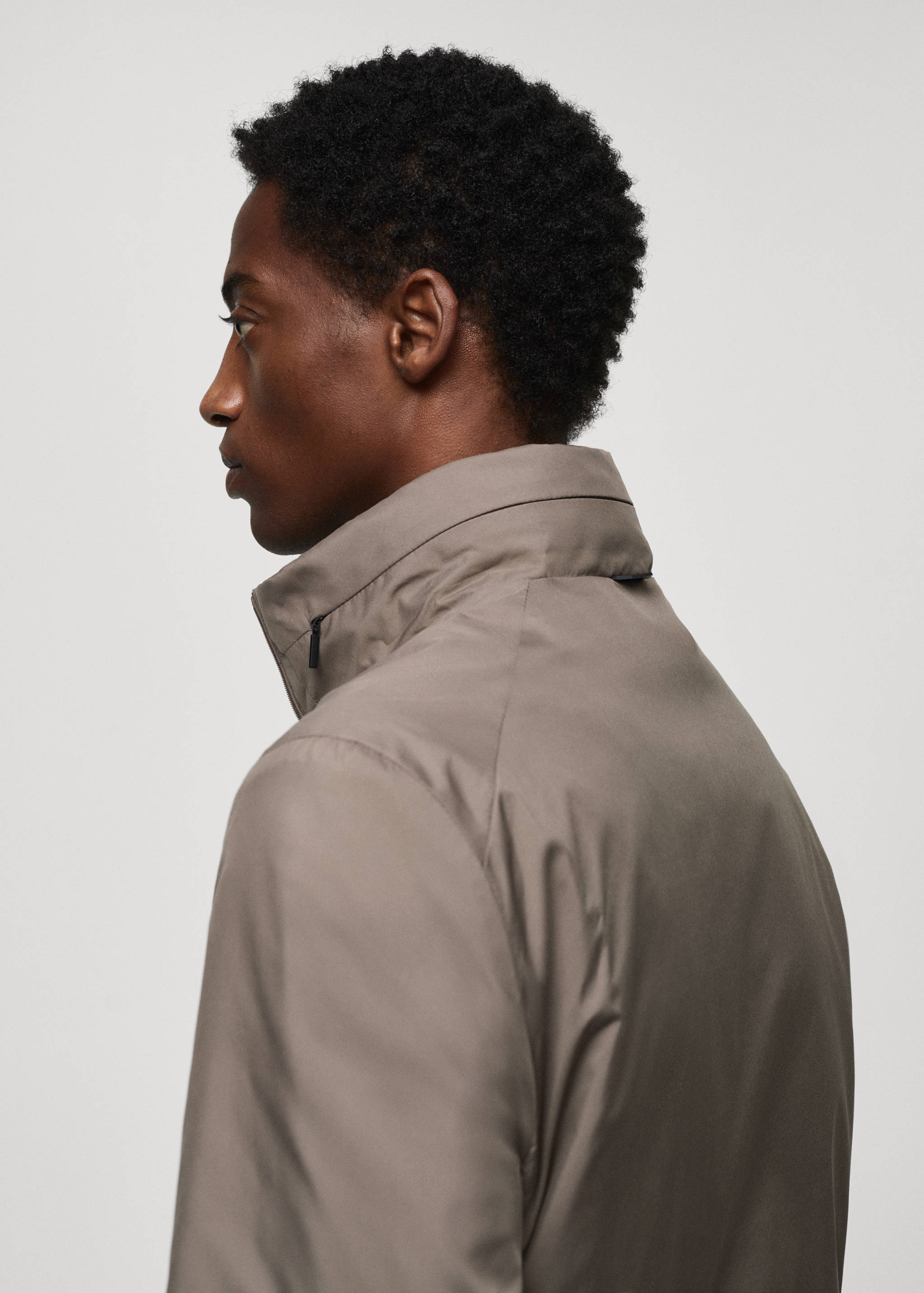 Water-repellent jacket with zip - Details of the article 6
