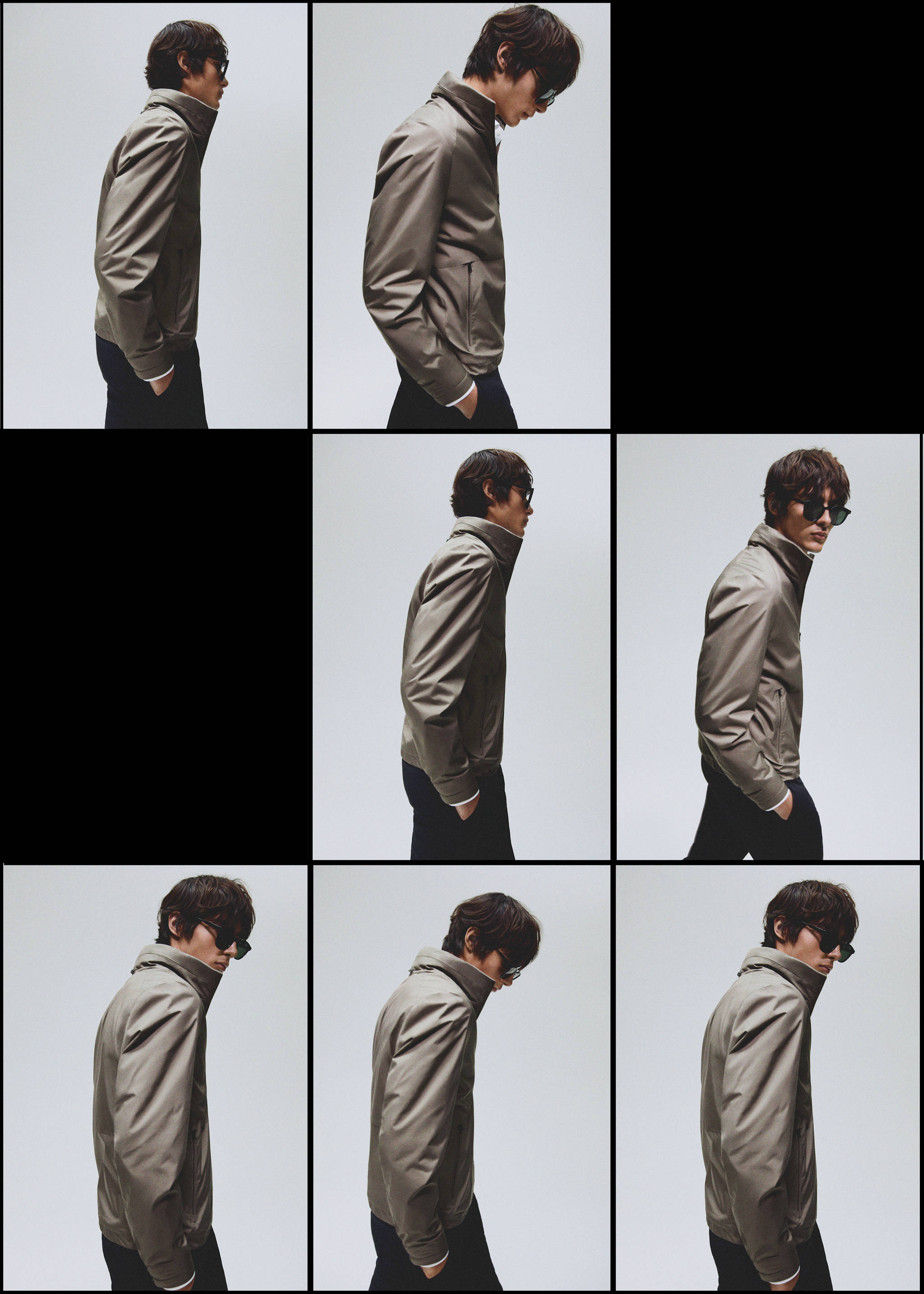 Water-repellent jacket with zip - Details of the article 5