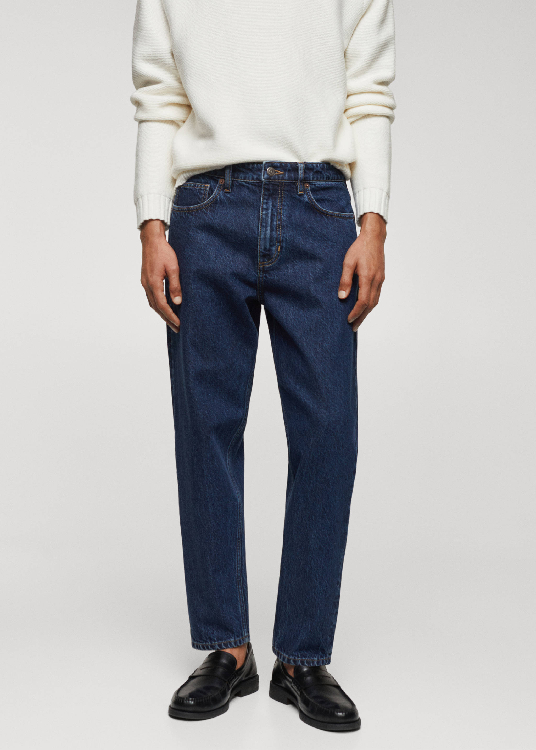 Tapered-fit jeans - Medium plane