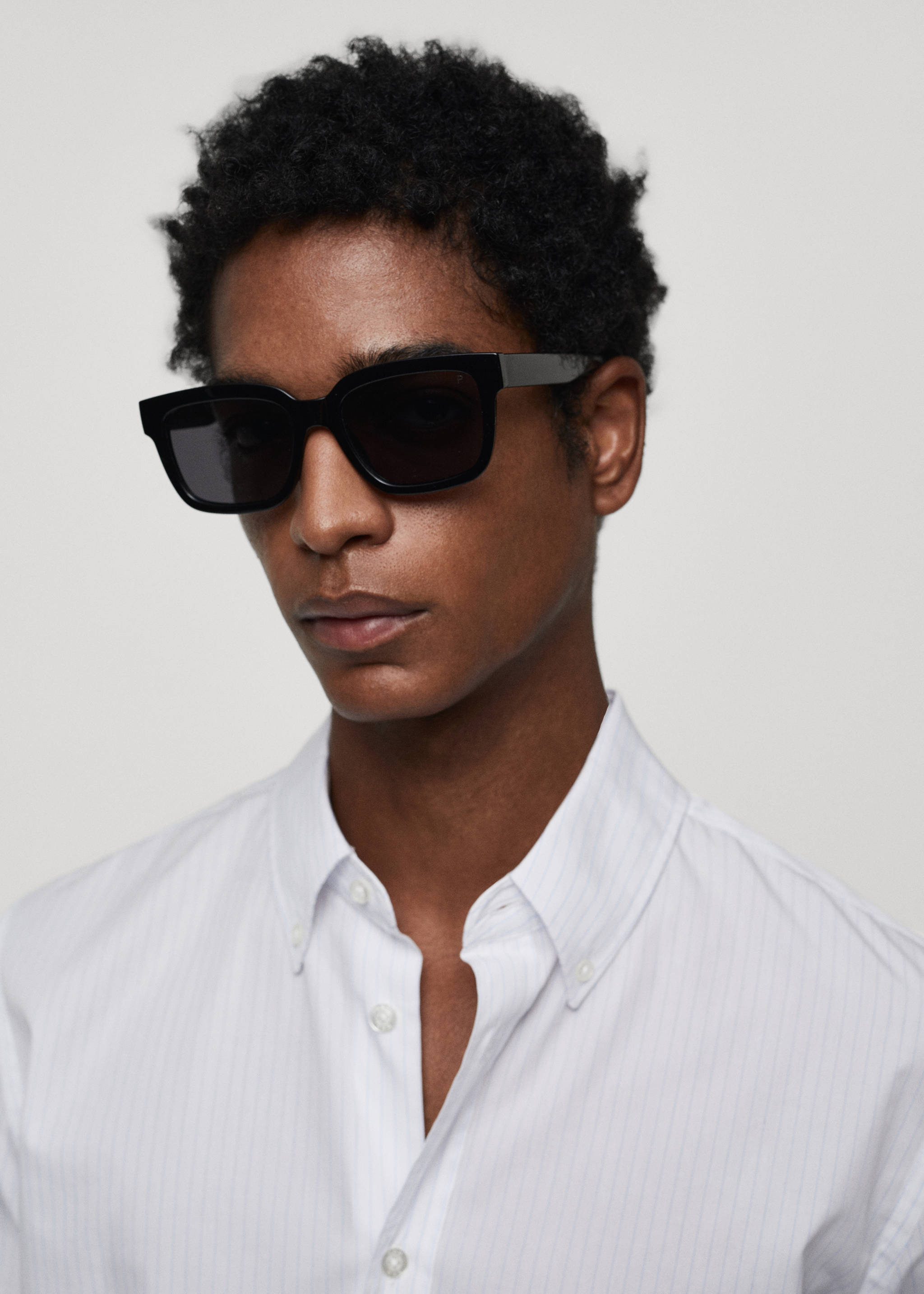 Camisa regular fit algodón rayas - Detalle del artículo 1