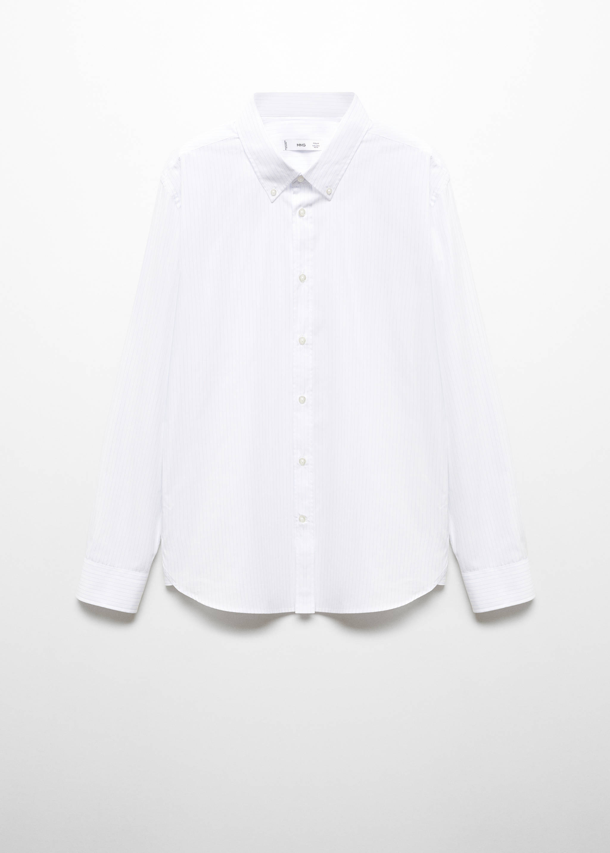 Camisa regular fit algodón rayas - Artículo sin modelo