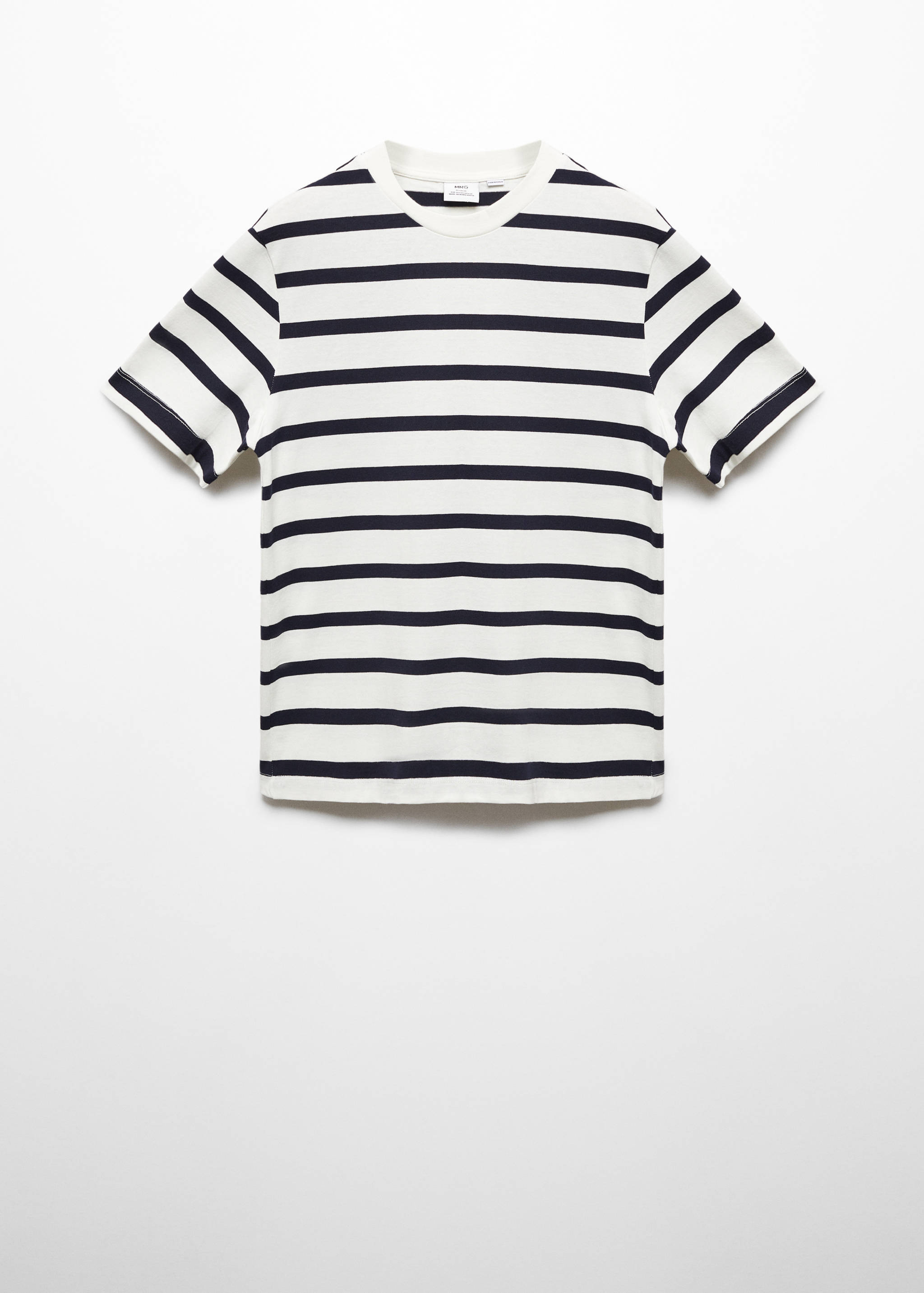 T-shirt algodão riscas - Artigo sem modelo