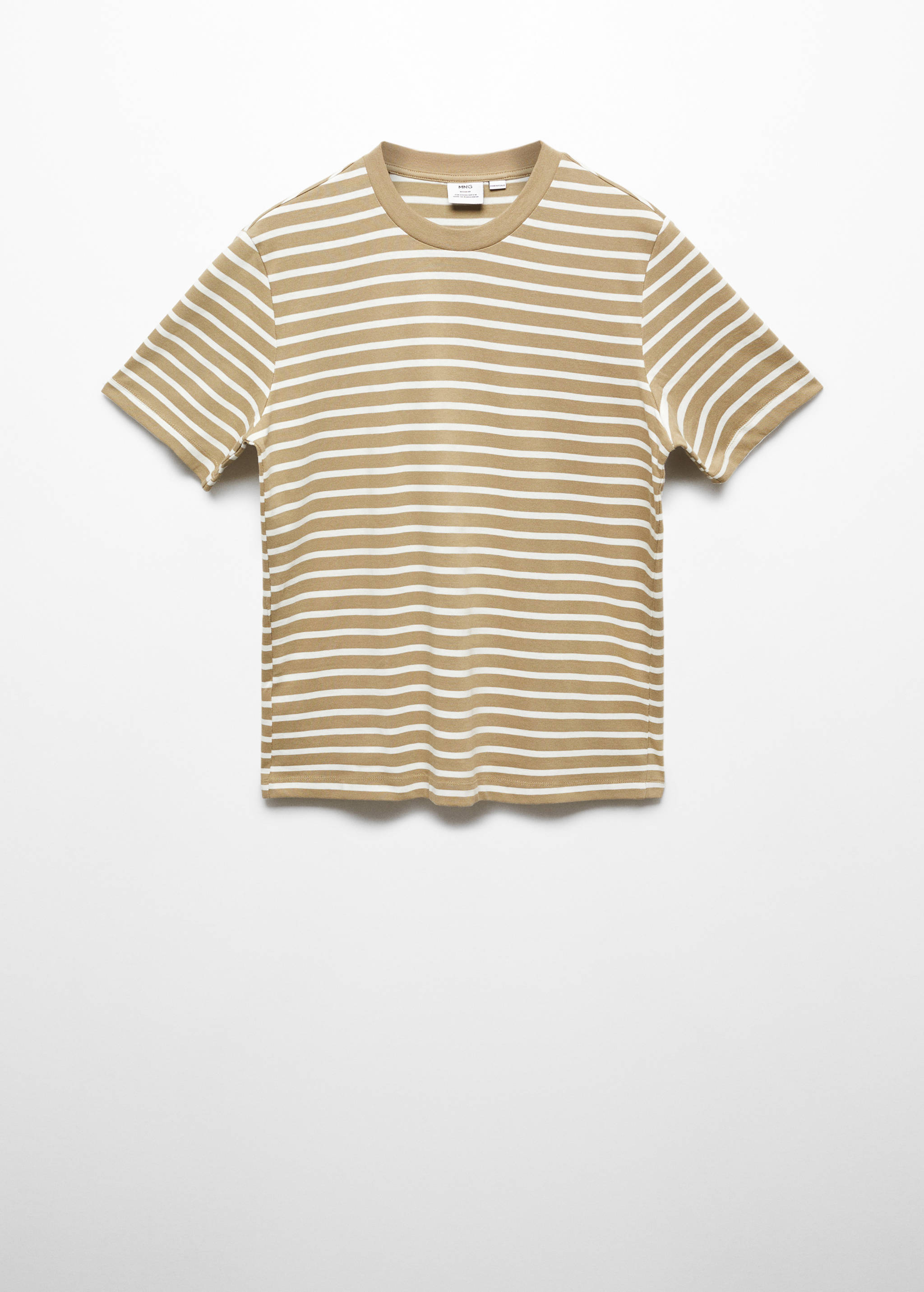 T-shirt algodão riscas - Artigo sem modelo