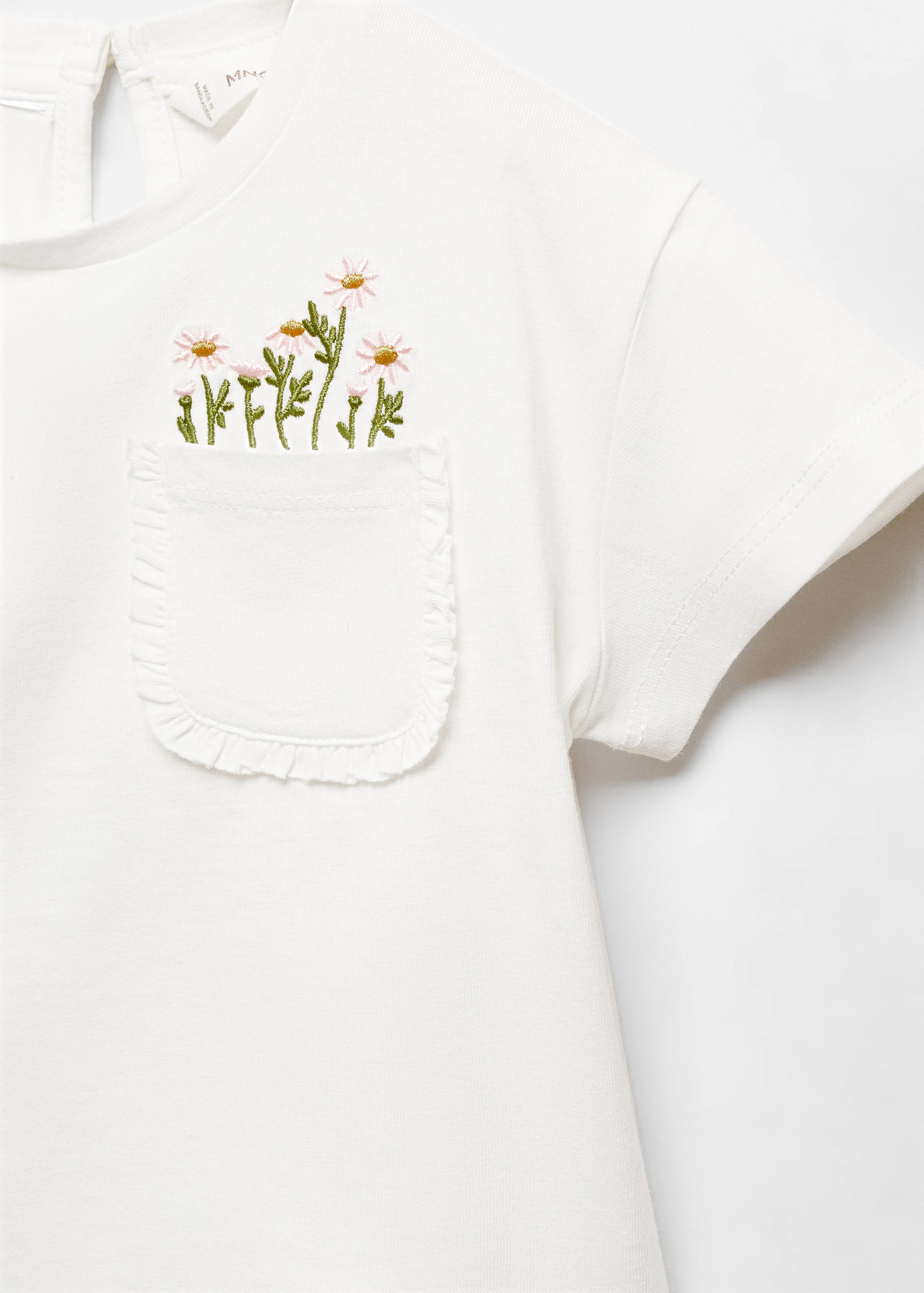 Бавовняна футболка з вишивкою - Детальніше про товар 8