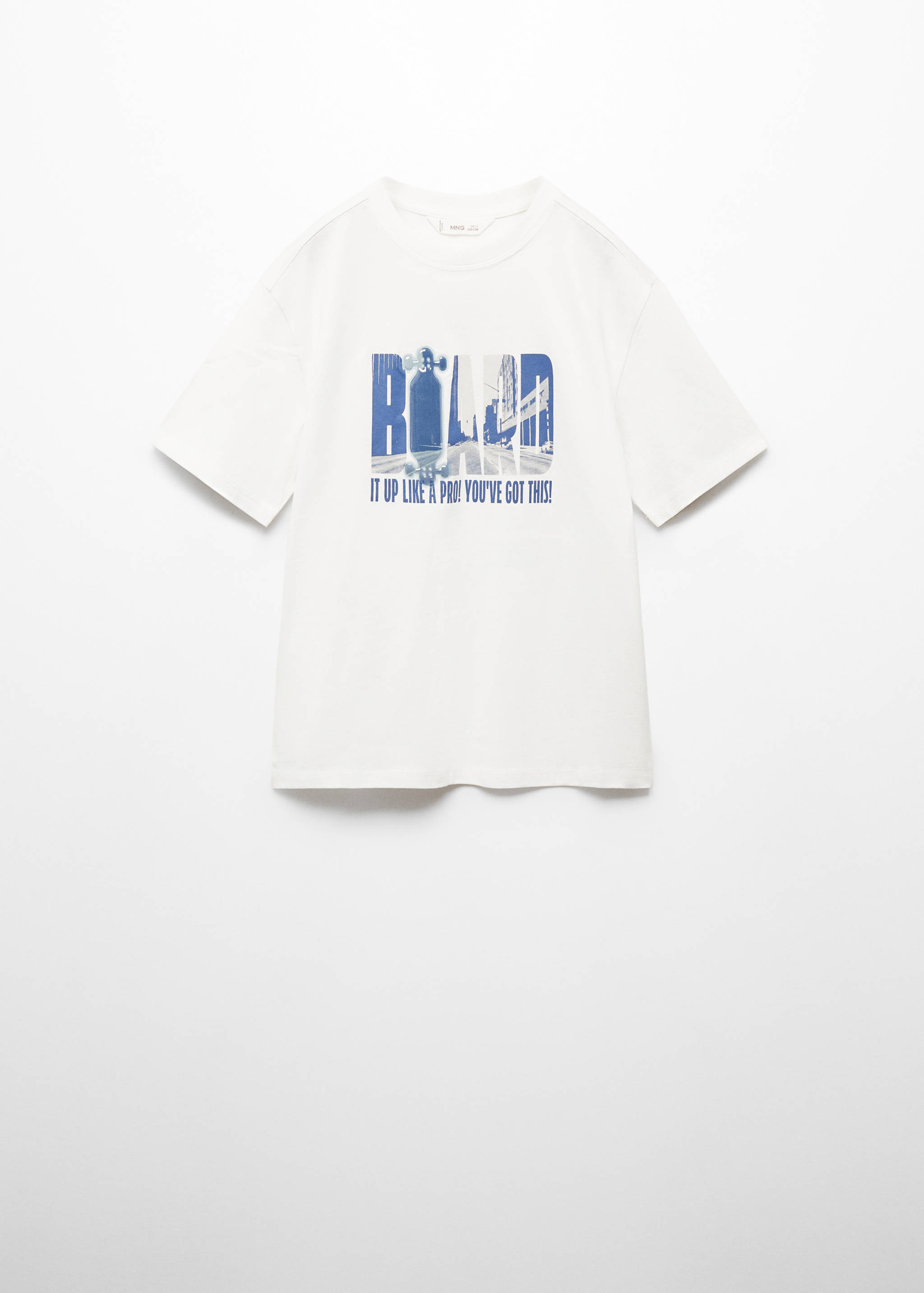 Printed cotton-blend T-shirt - Article without model