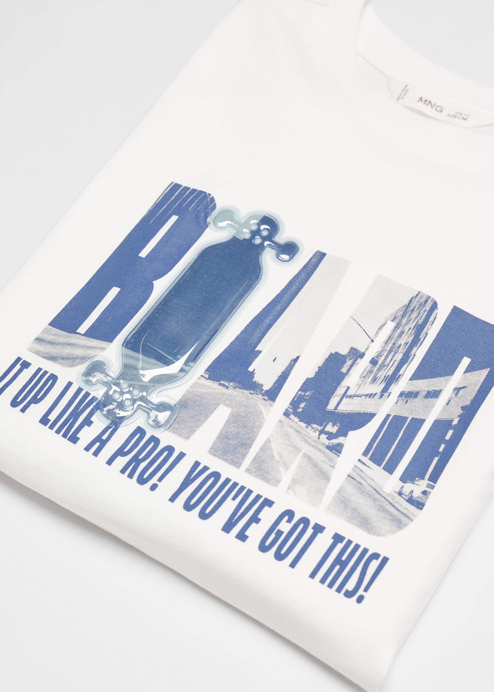 Printed cotton-blend T-shirt - Details of the article 8