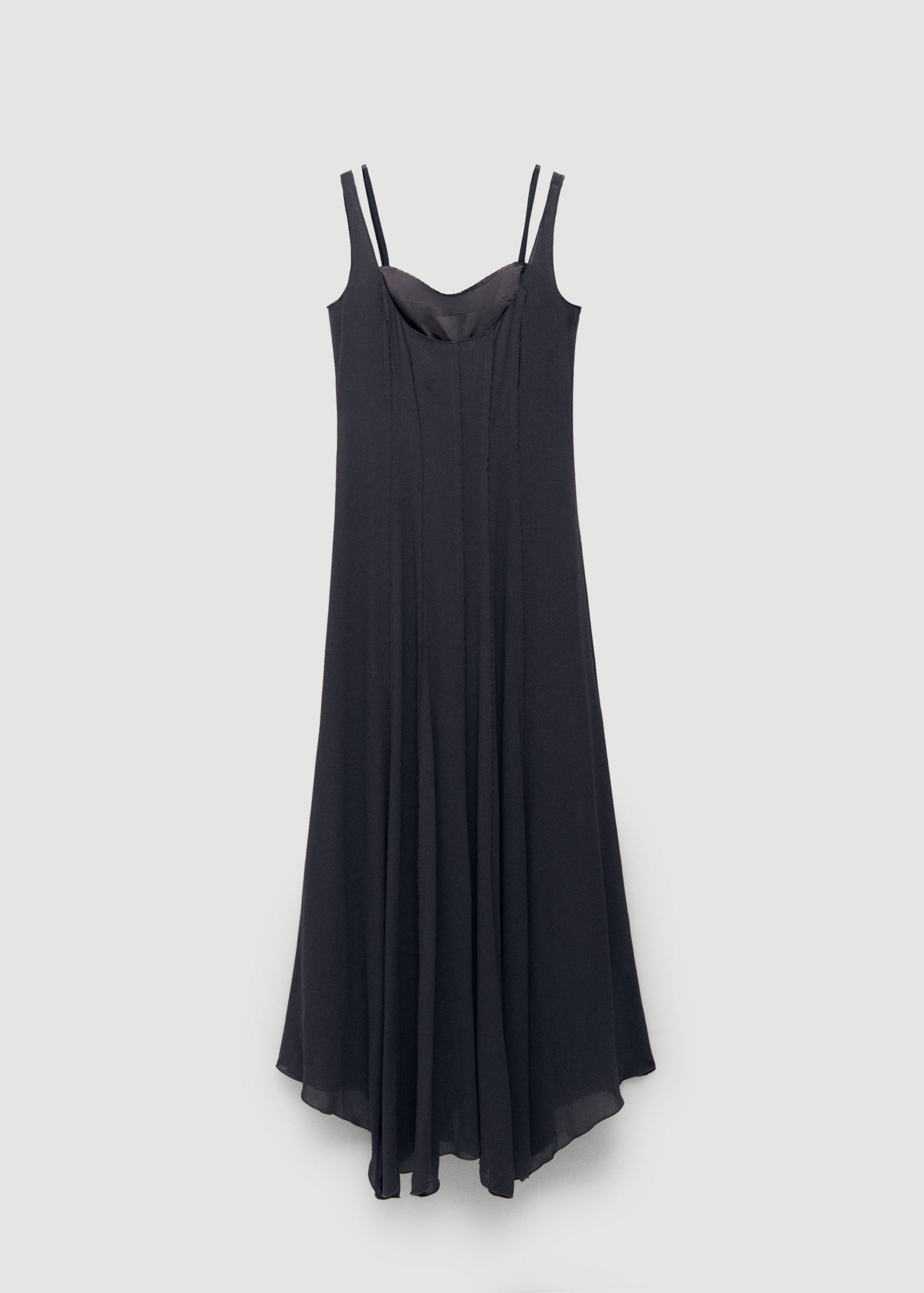 Corset dress with asymmetrical hem - Article without model
