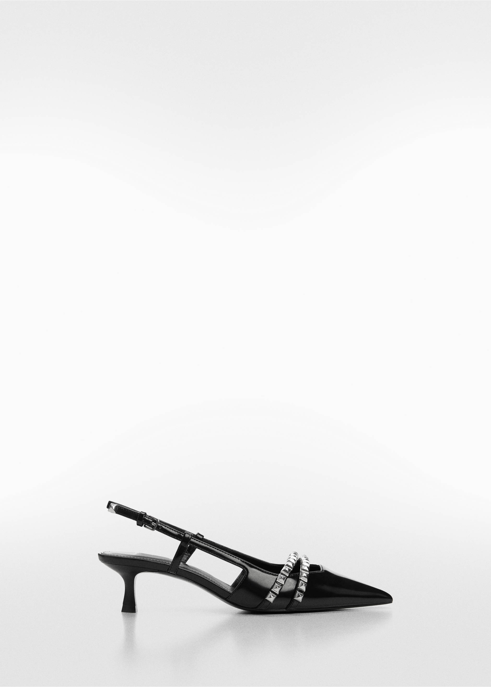 Studded slingback shoes - Article without model, Black. Ref: 67034479-00.