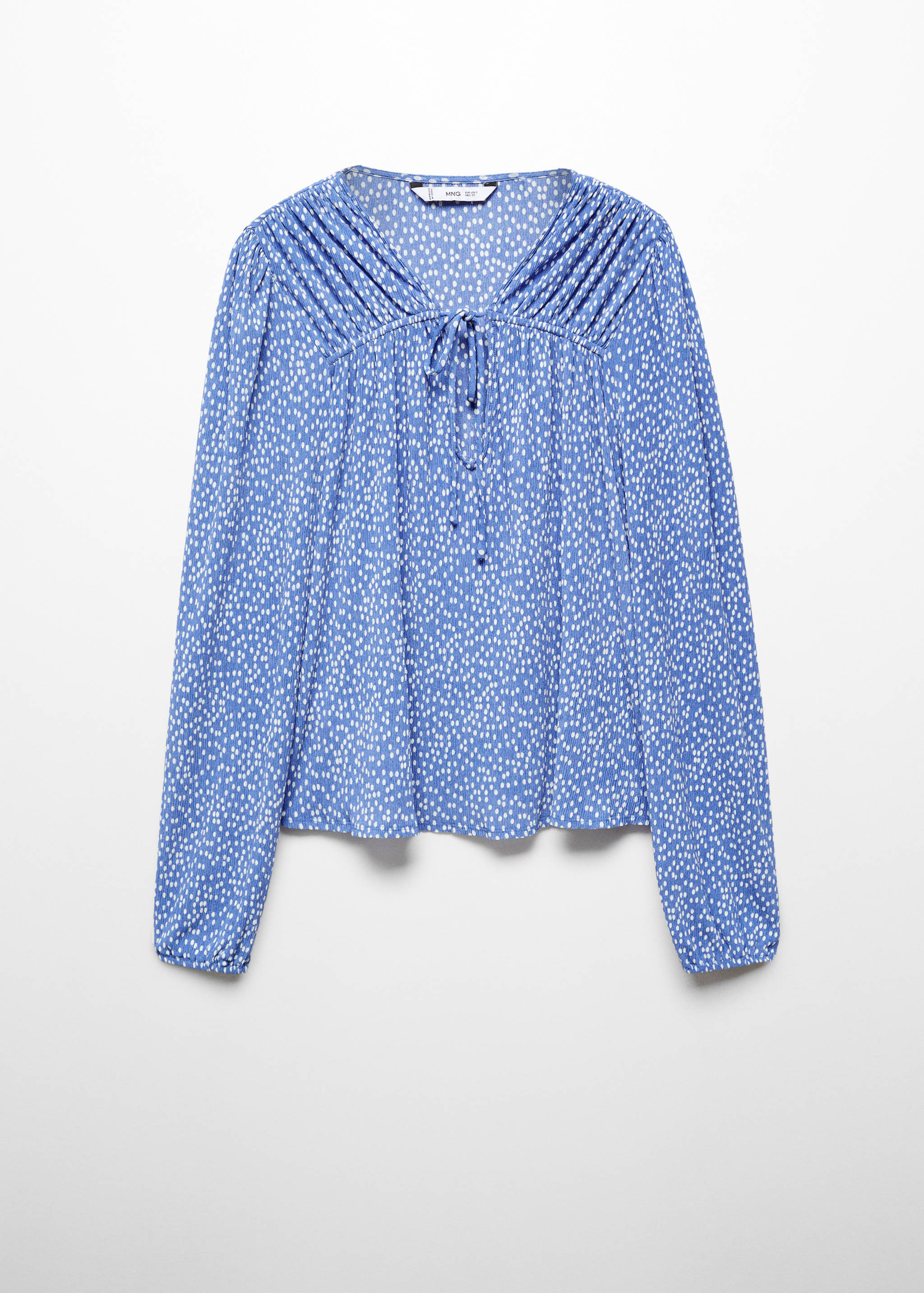 Bow printed blouse - Article without model
