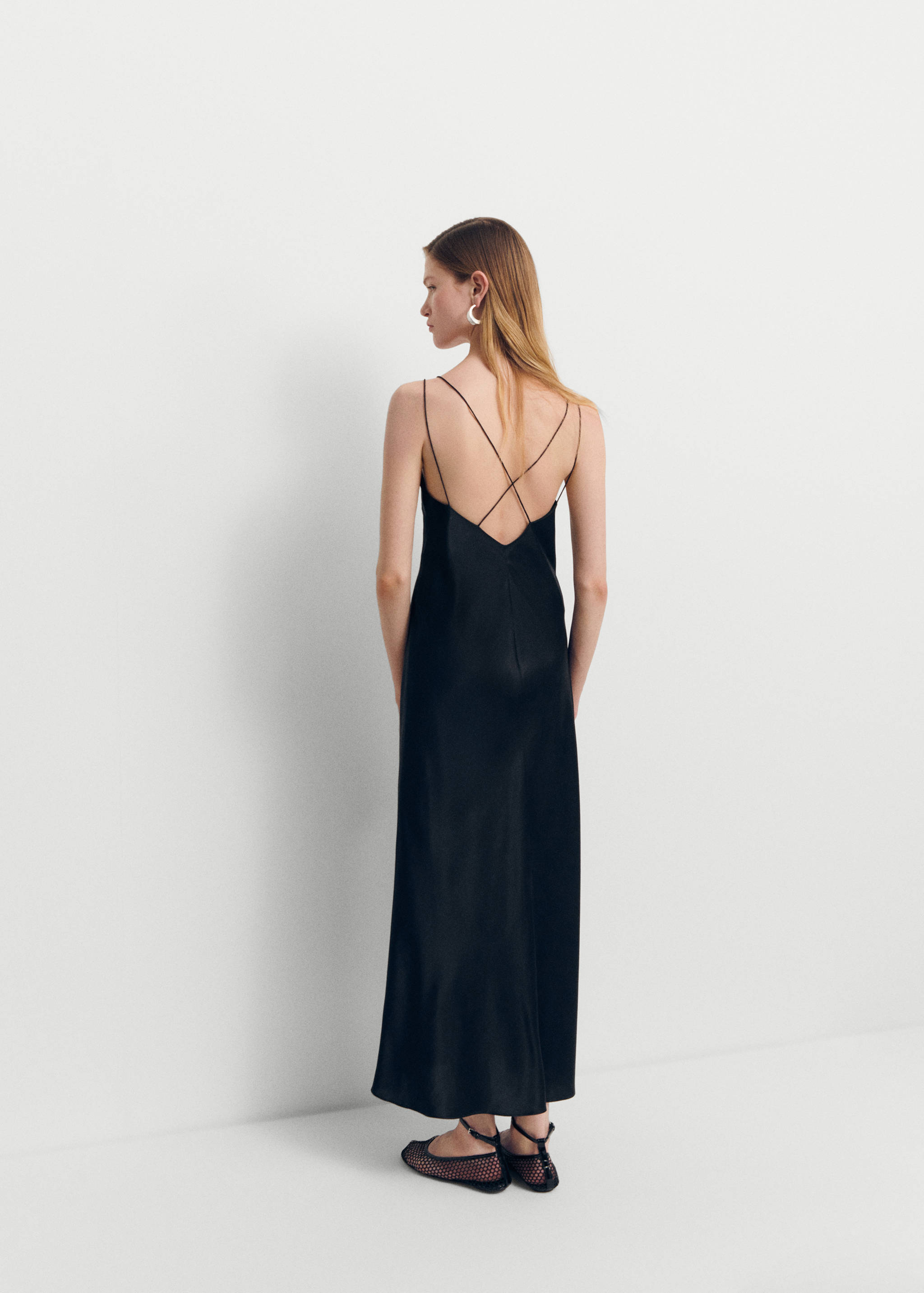 Silk lingerie dress - Reverse of the article