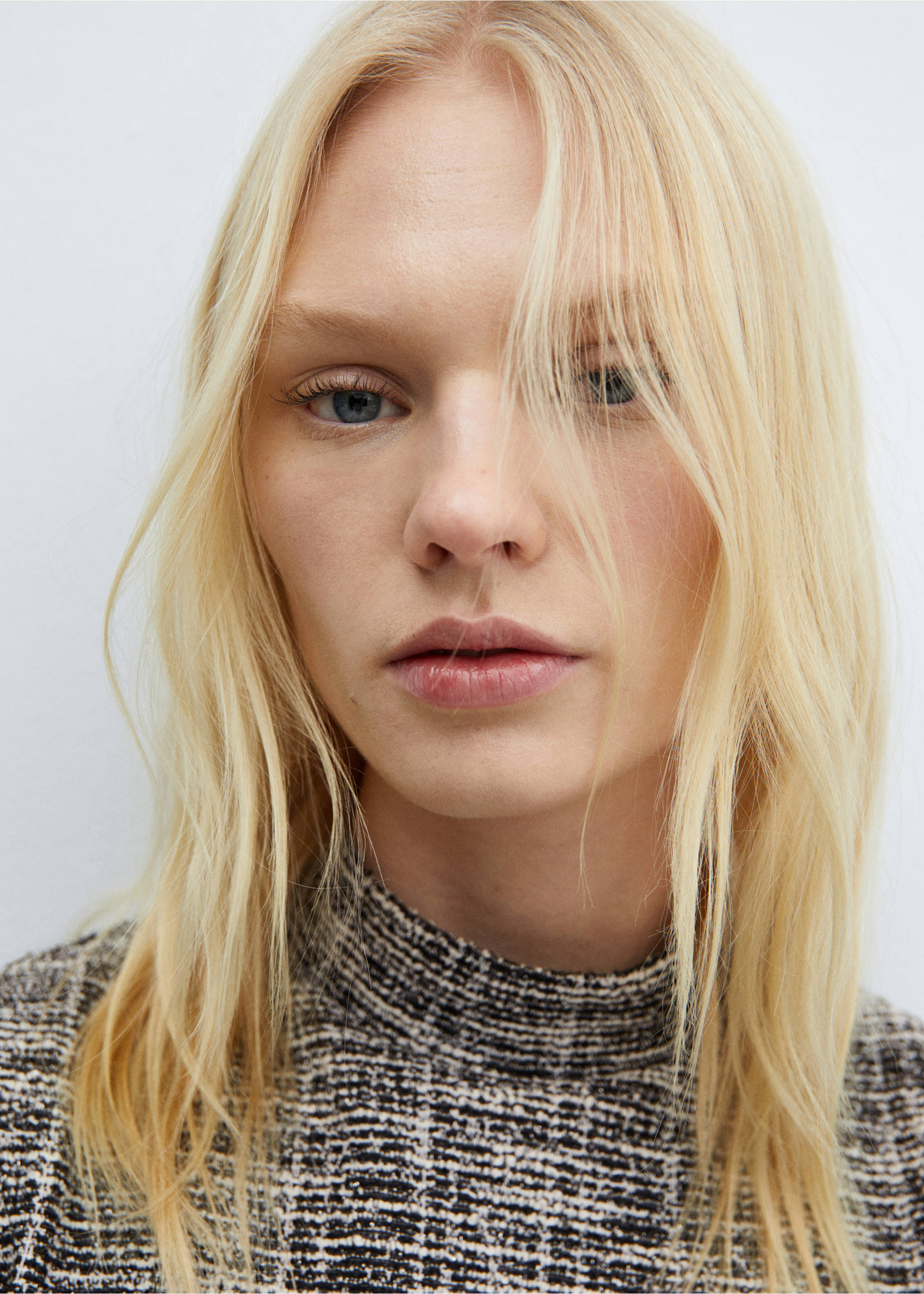 Robe tweed chinée - Détail de l'article 1, Écru. Ref: 67034790-00.