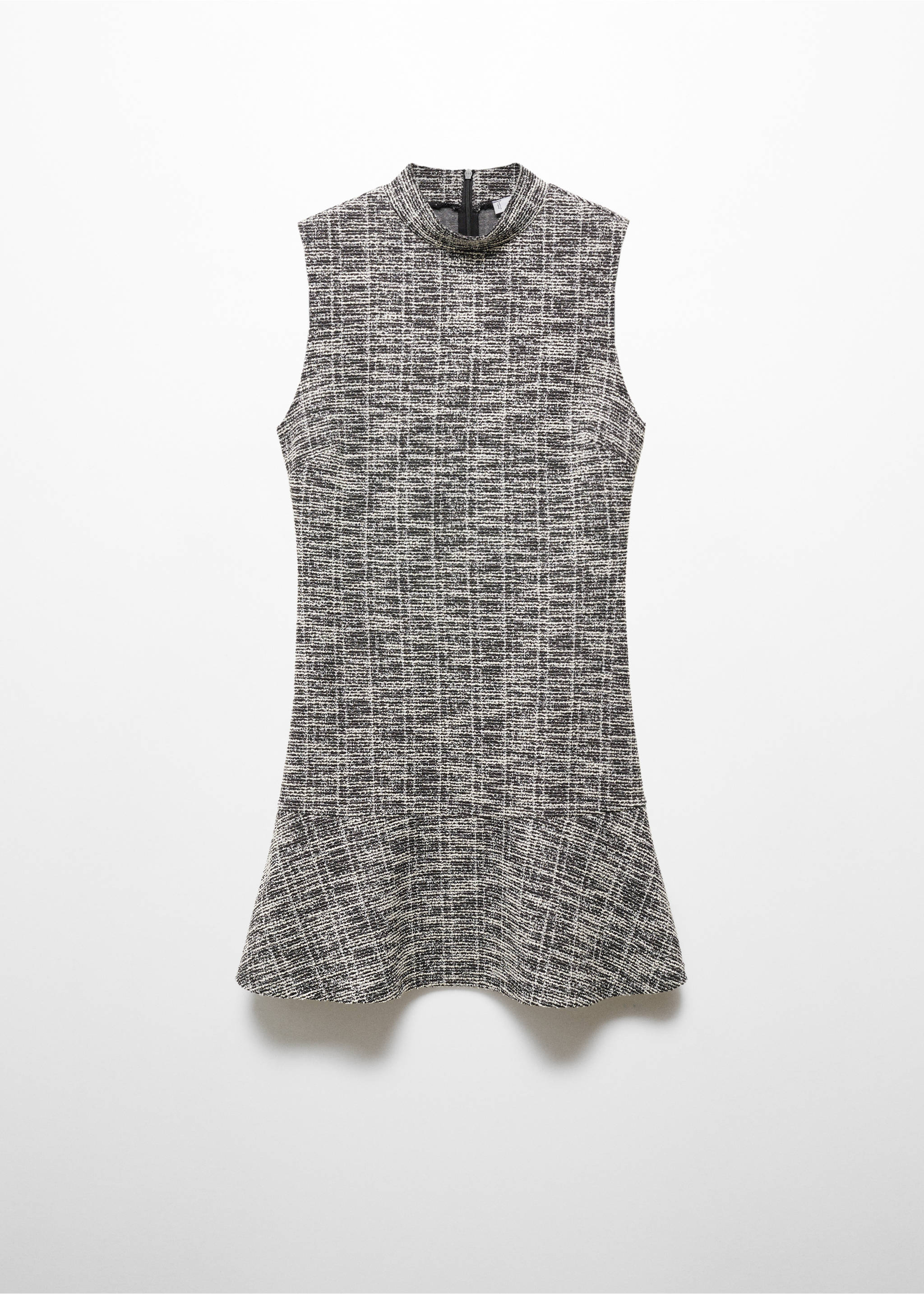 Robe tweed chinée - Article sans modèle, Écru. Ref: 67034790-00.