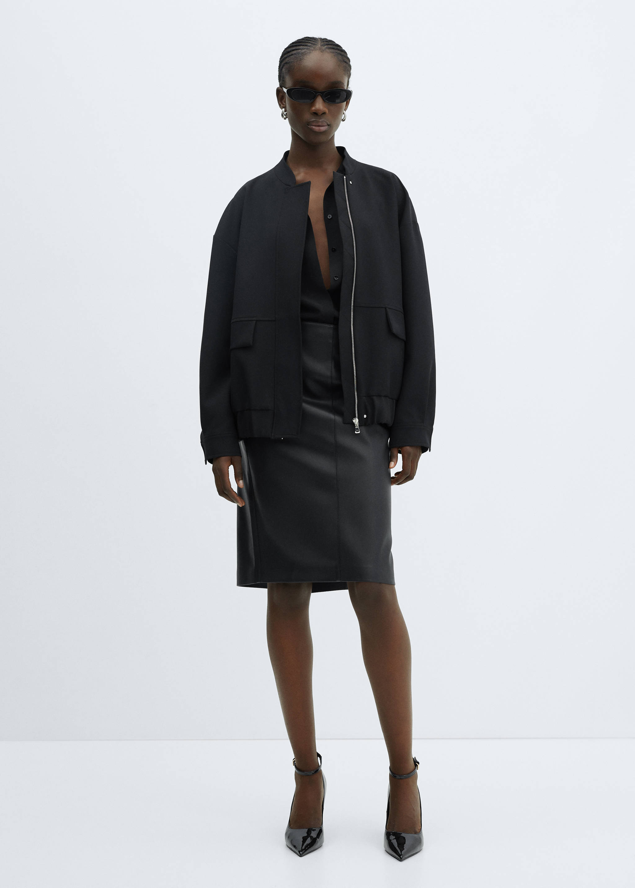 Oversized bomber jacket - General plane