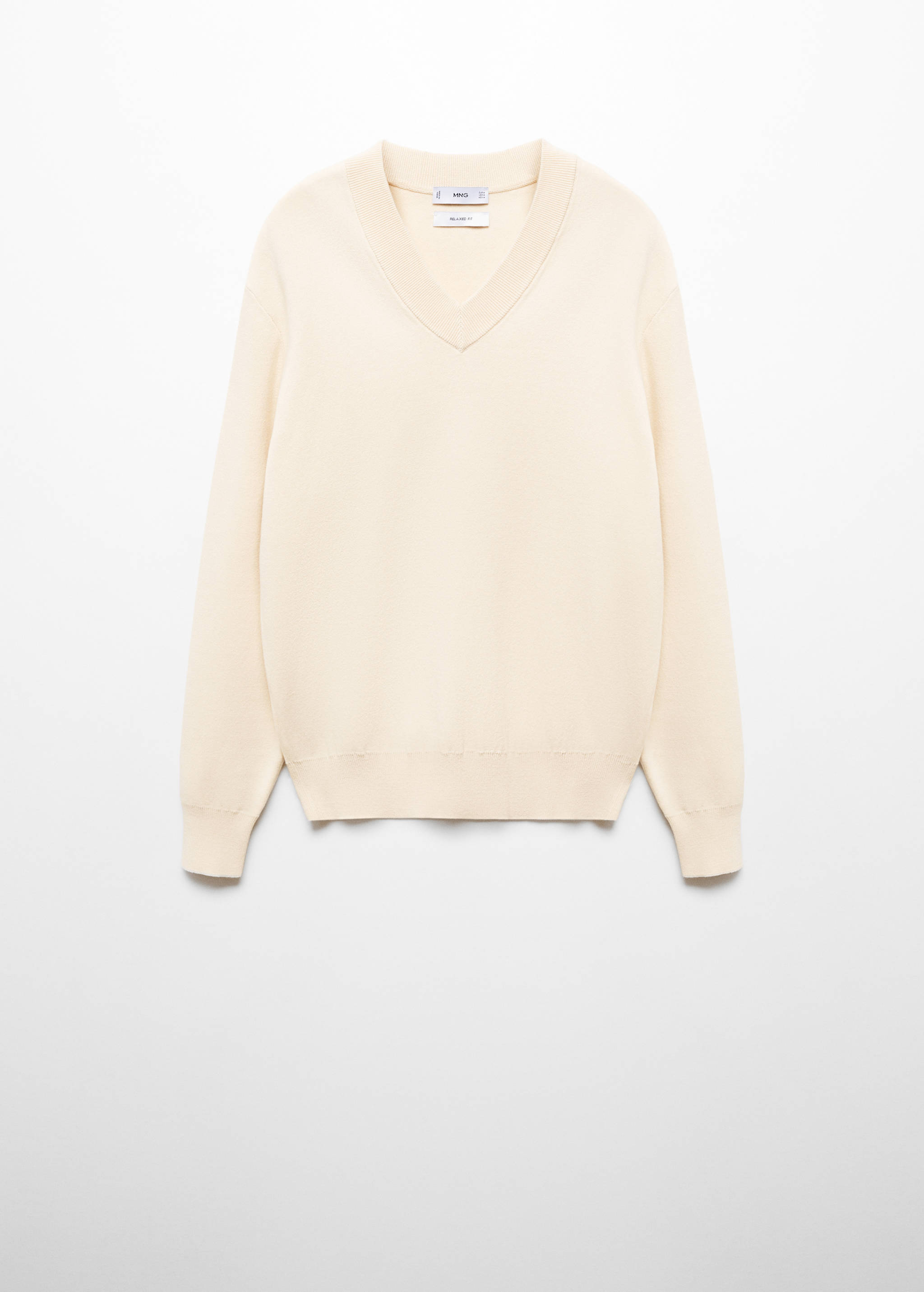 V-neck knit sweater - Article without model