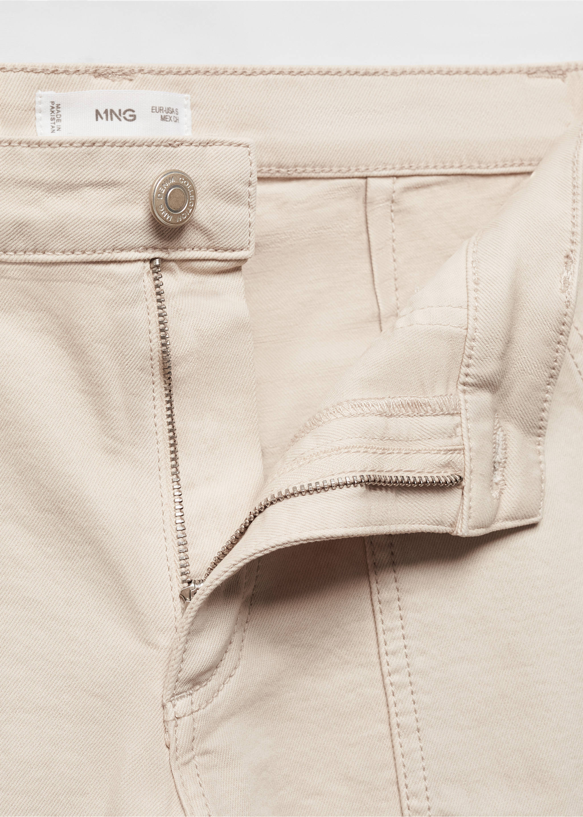 Jupe-culotte poches - Détail de l'article 8, Beige. Ref: 67035143-00.