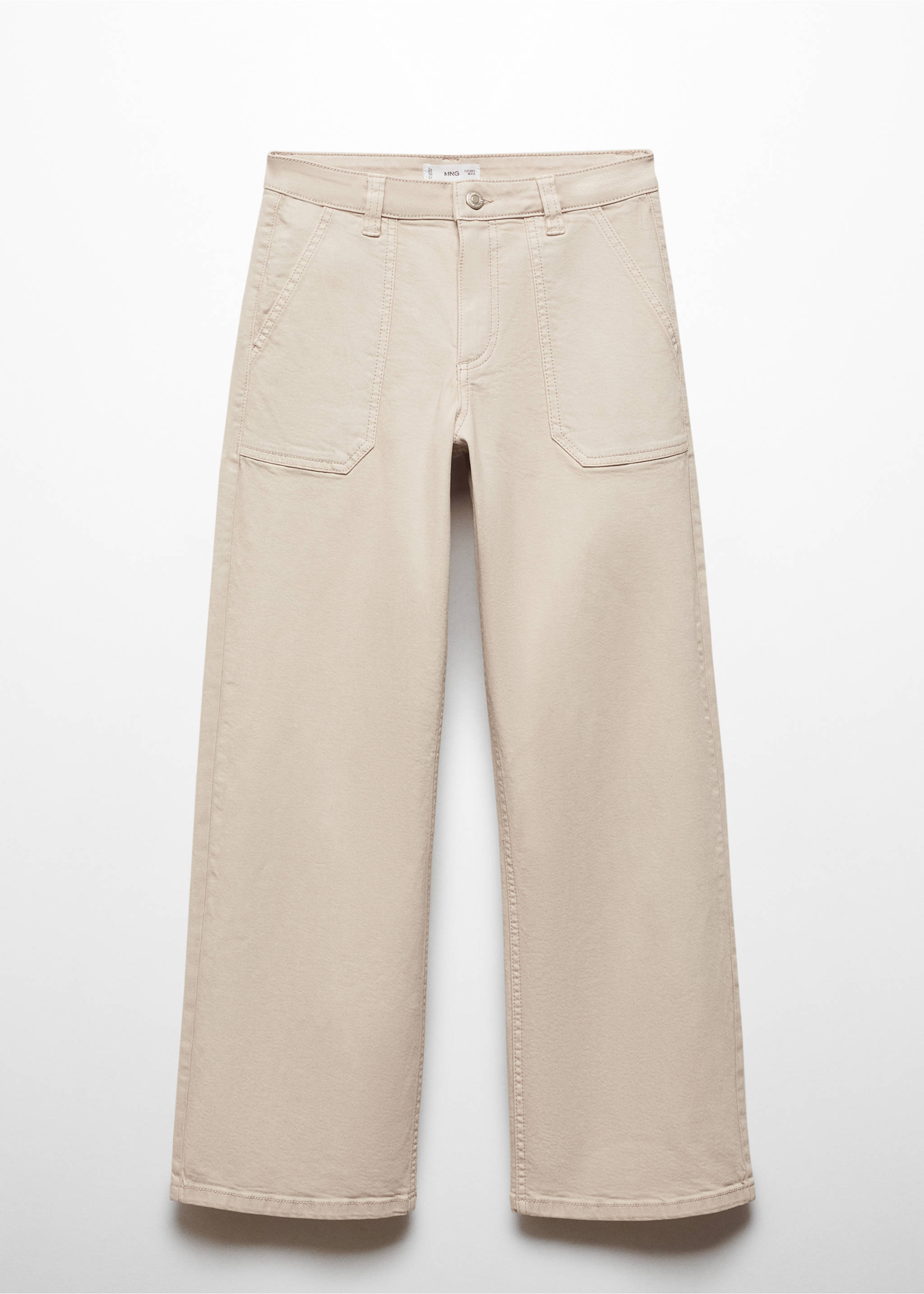 Jupe-culotte poches - Article sans modèle, Beige. Ref: 67035143-00.